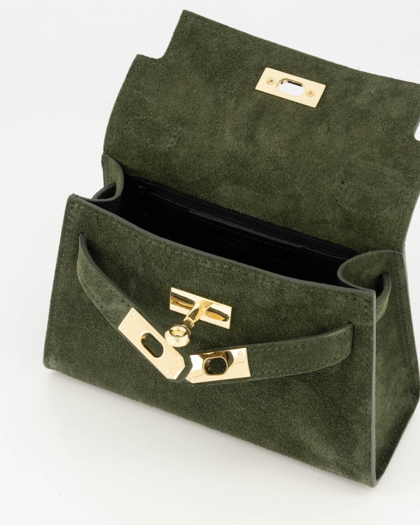 Tas Grace suede groen