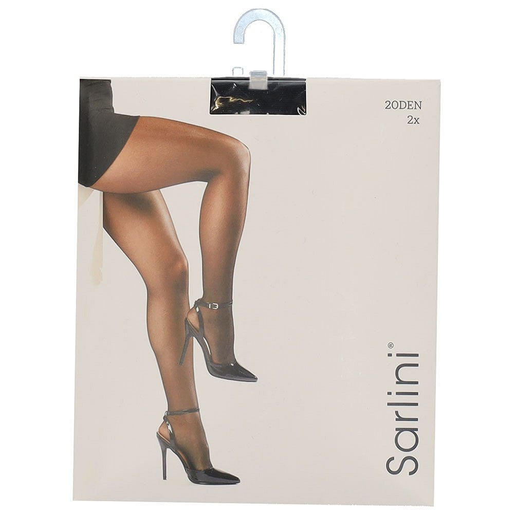 Sarlini panty 20 denier mokka, verpakking - Bij Keesje