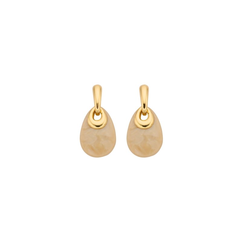 Oorbel Biba 85144 Beige - Bij Keesje - Biba - Oorbel