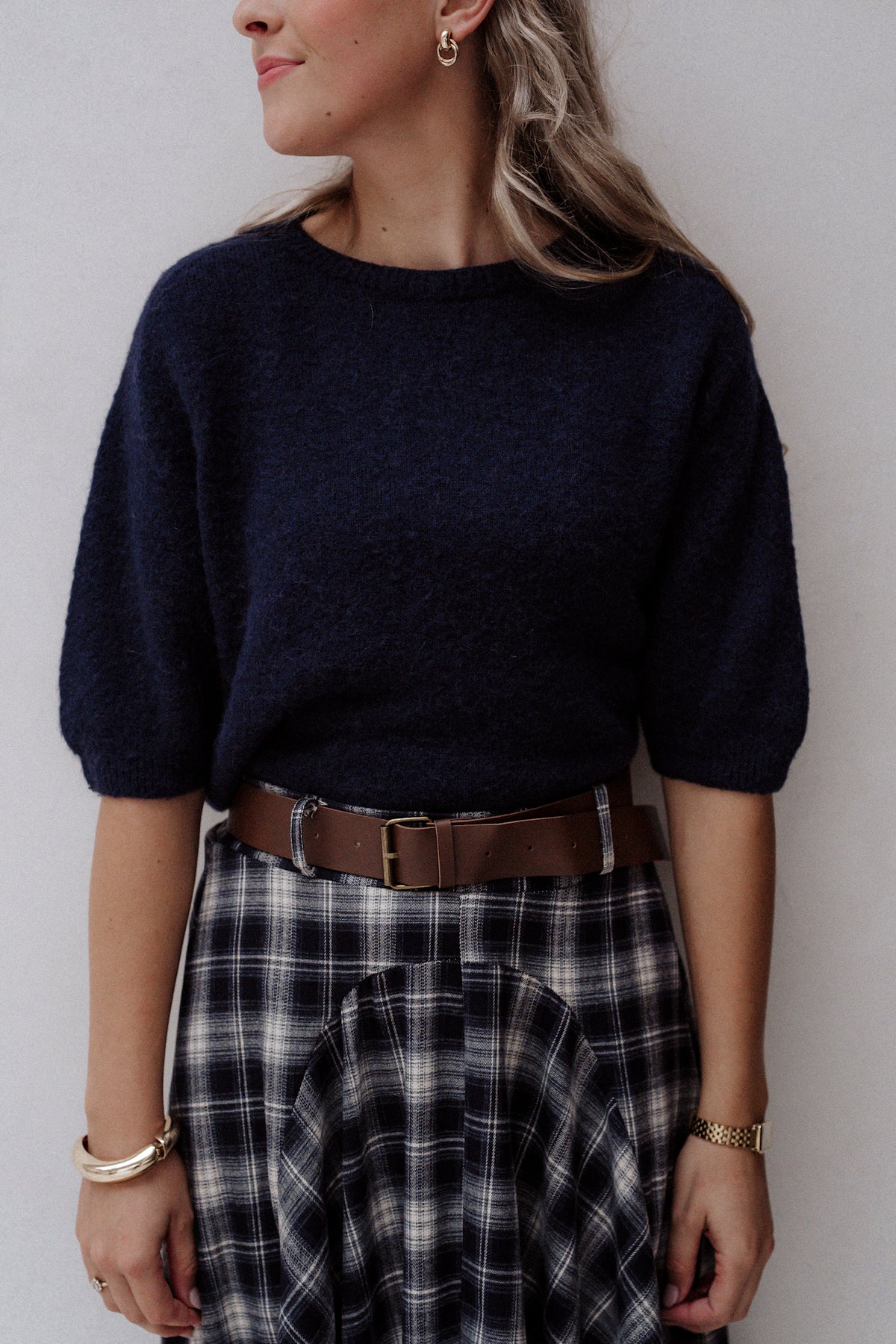 Emma trui blauw