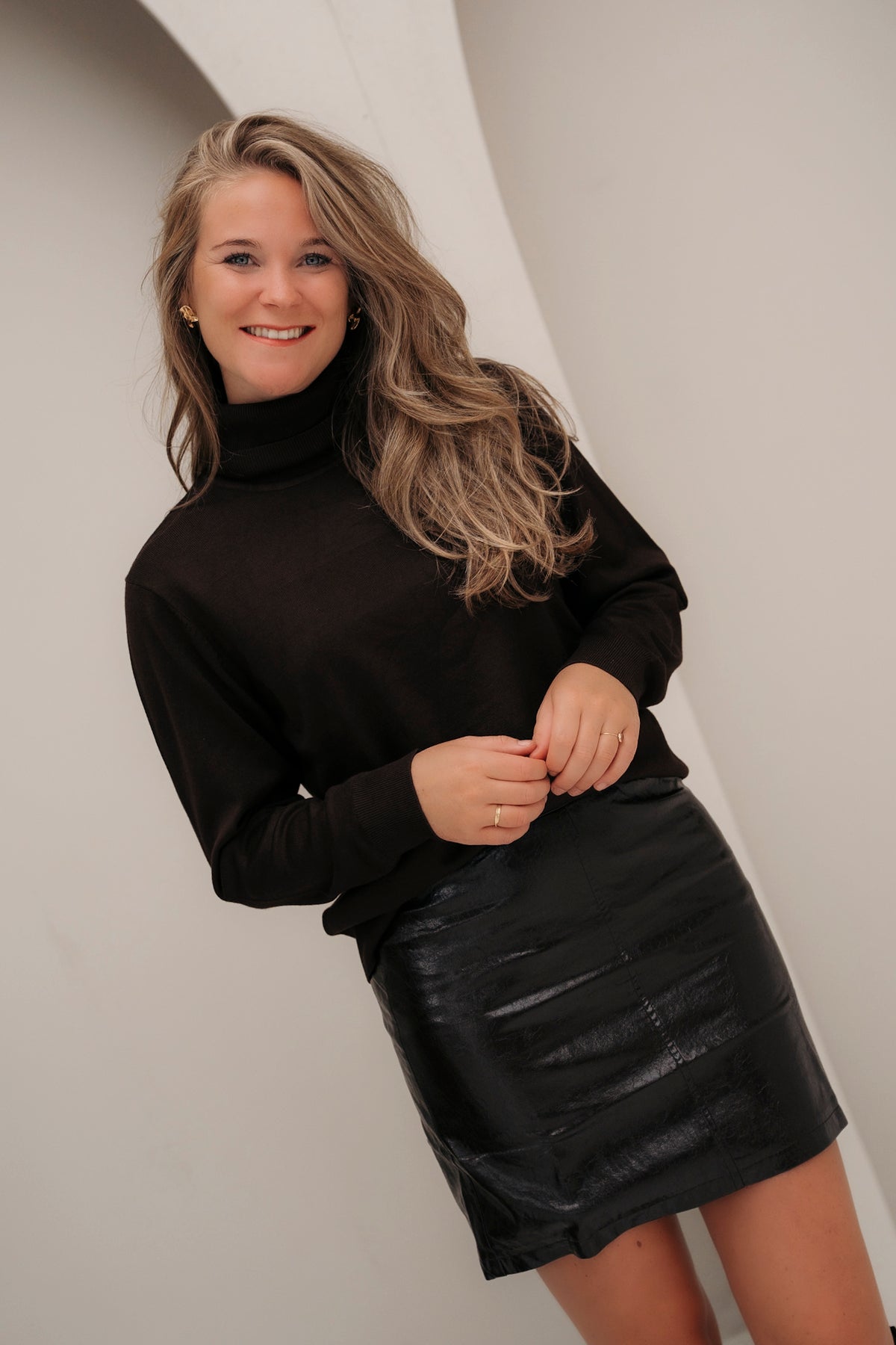 Fqkatie Pullover Rollneck Mole