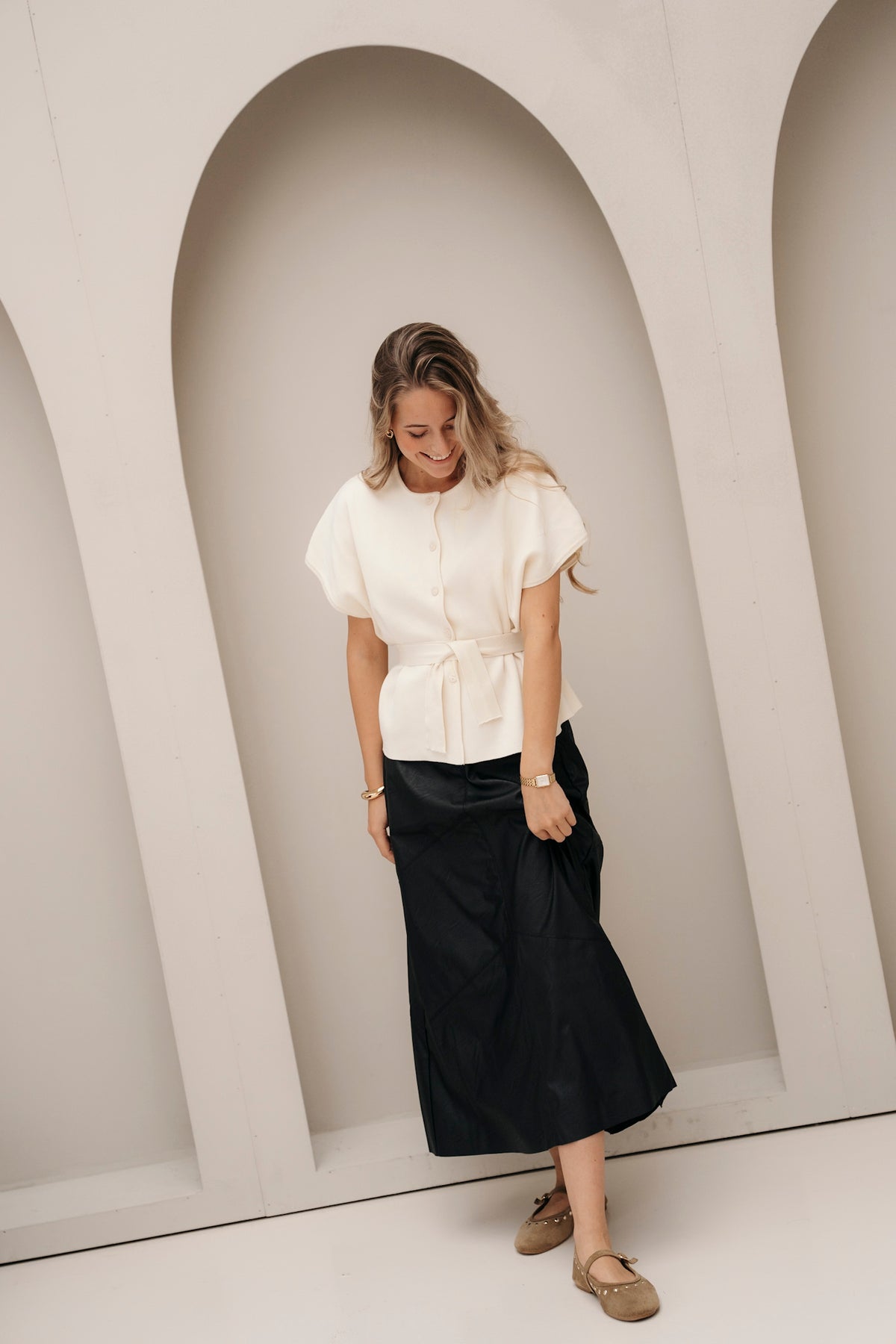 Fqharley long Skirt Black