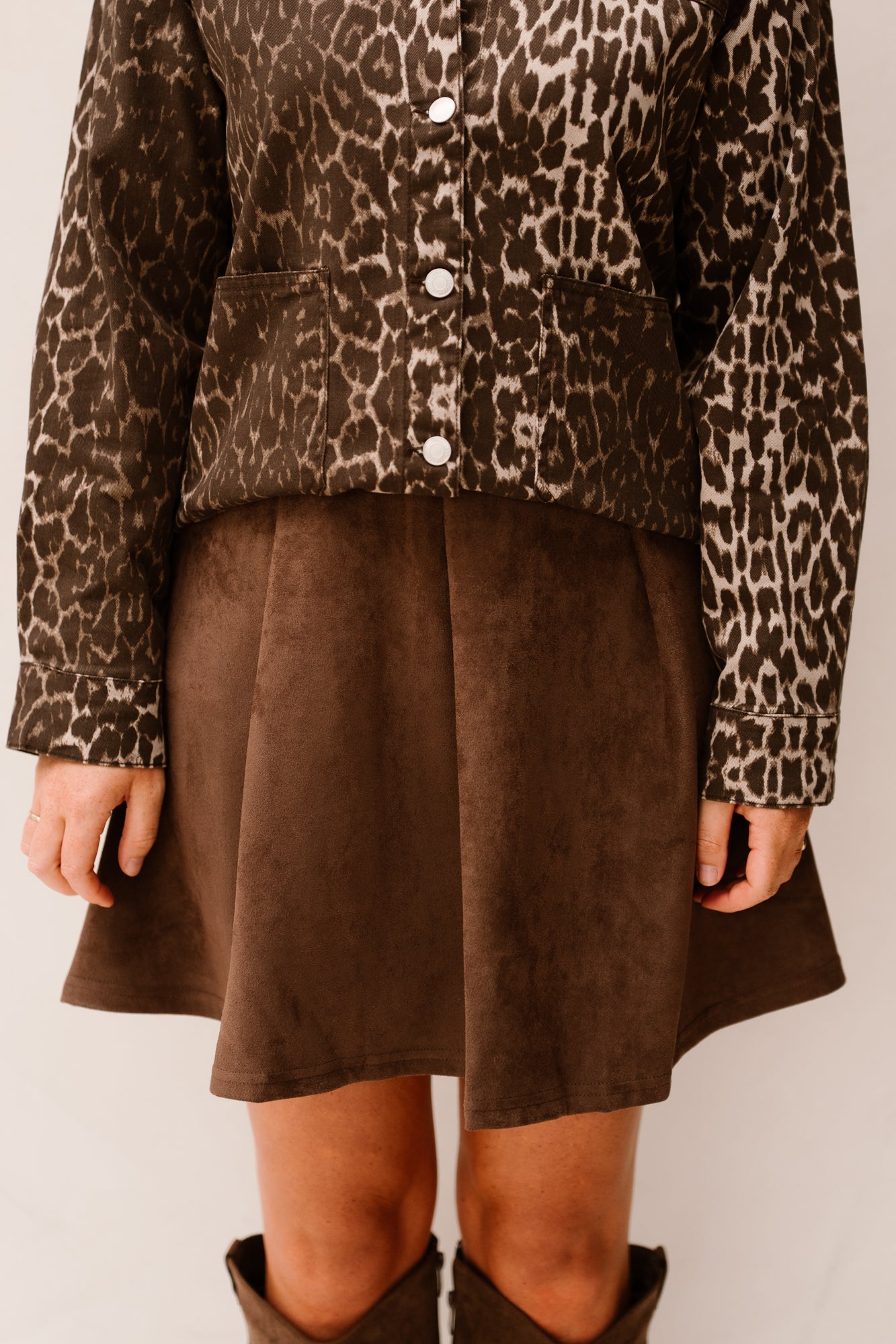 Levy Skirt Dark Chocolate
