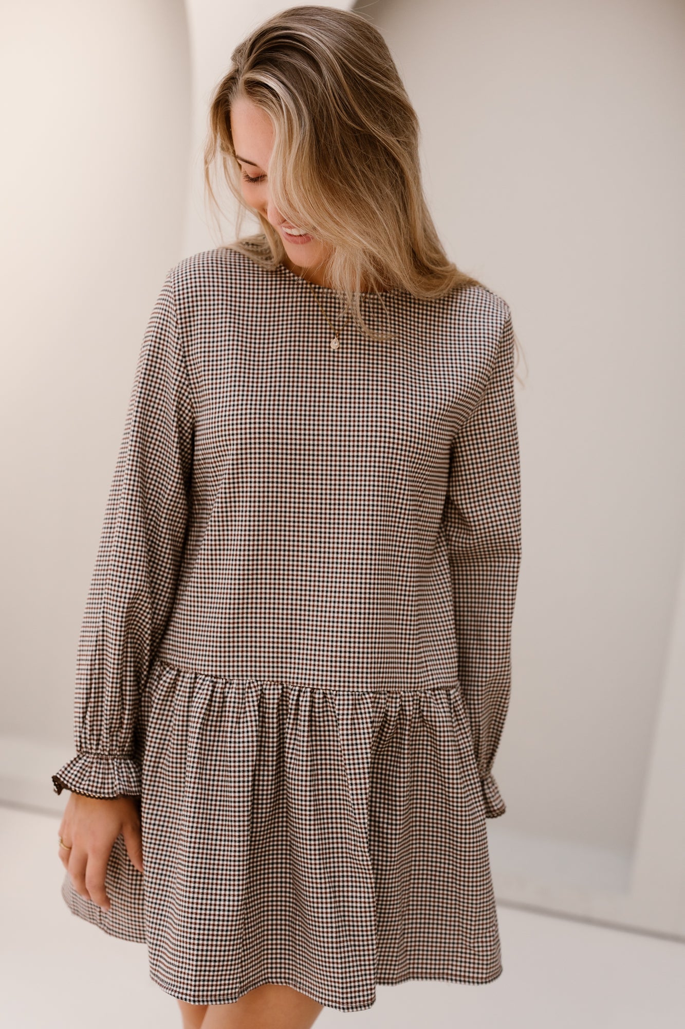 Emilia Check Dress