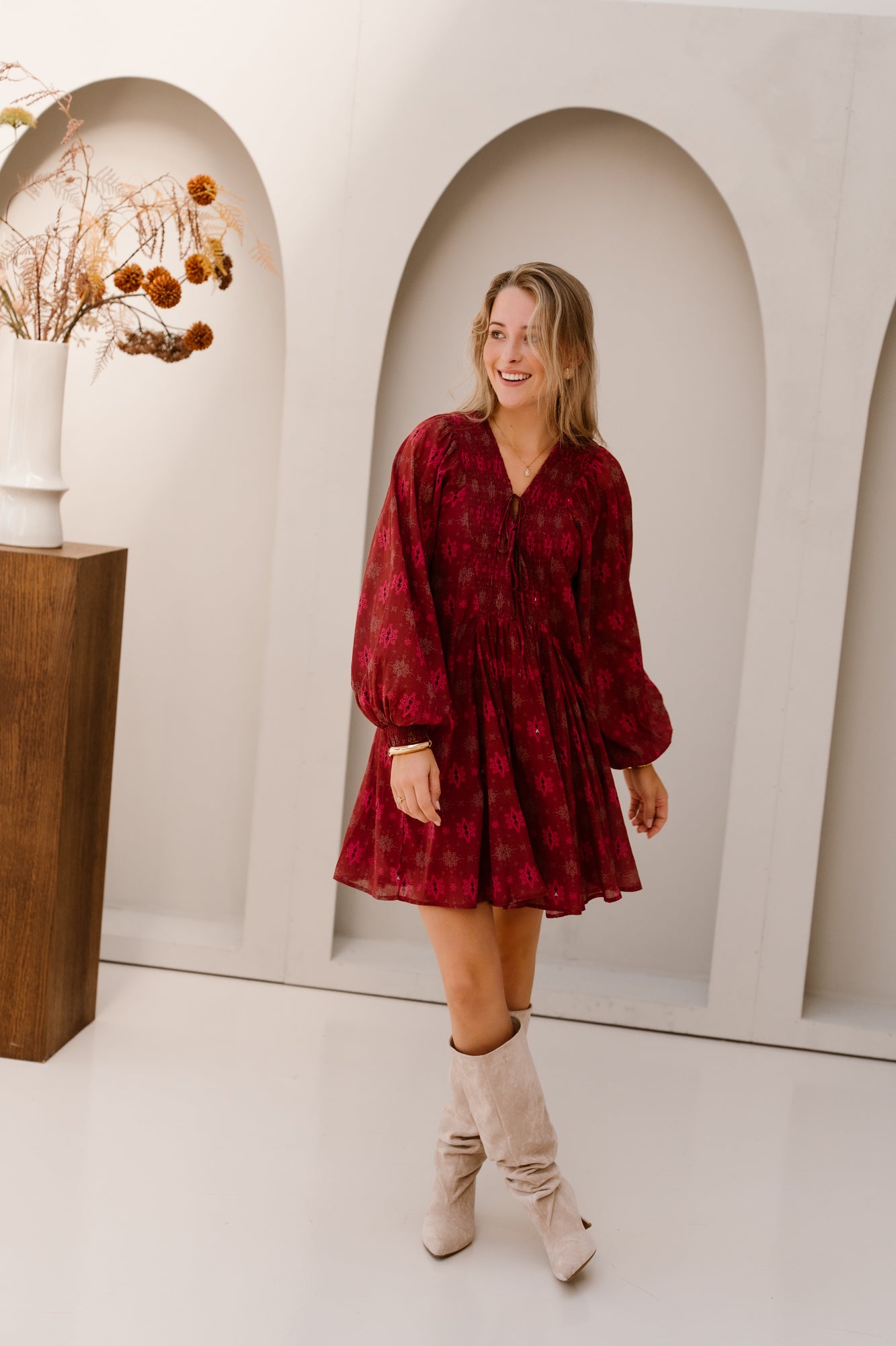 Niva Dress Tango Blush/Bright Pink