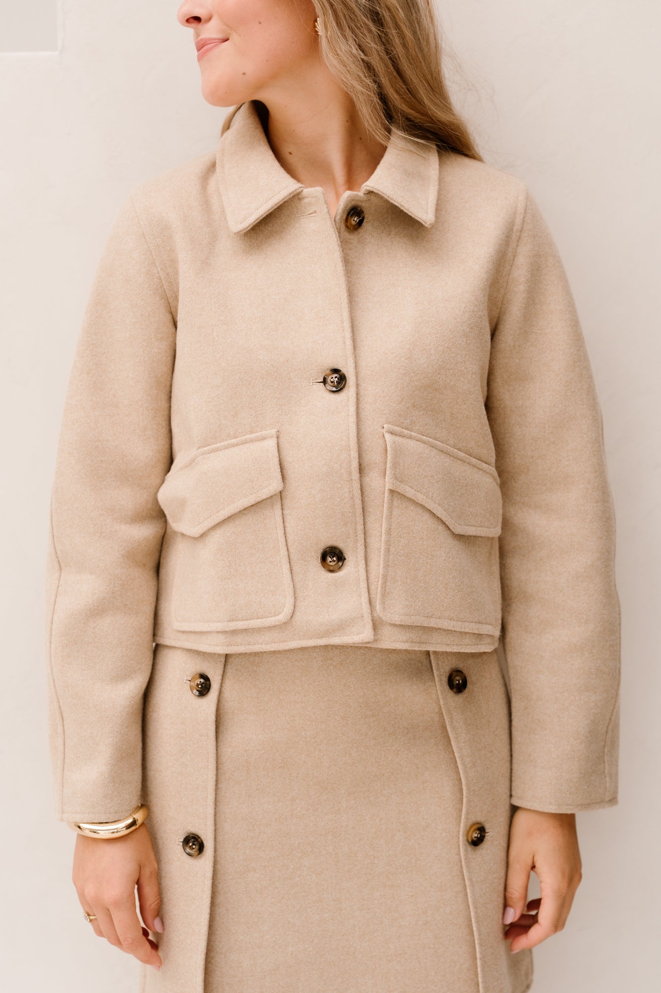 Adina Jacke Beige