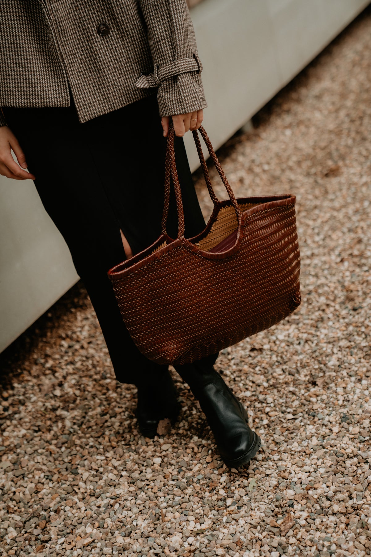 Tas Eularia Large Vachetta Marrone