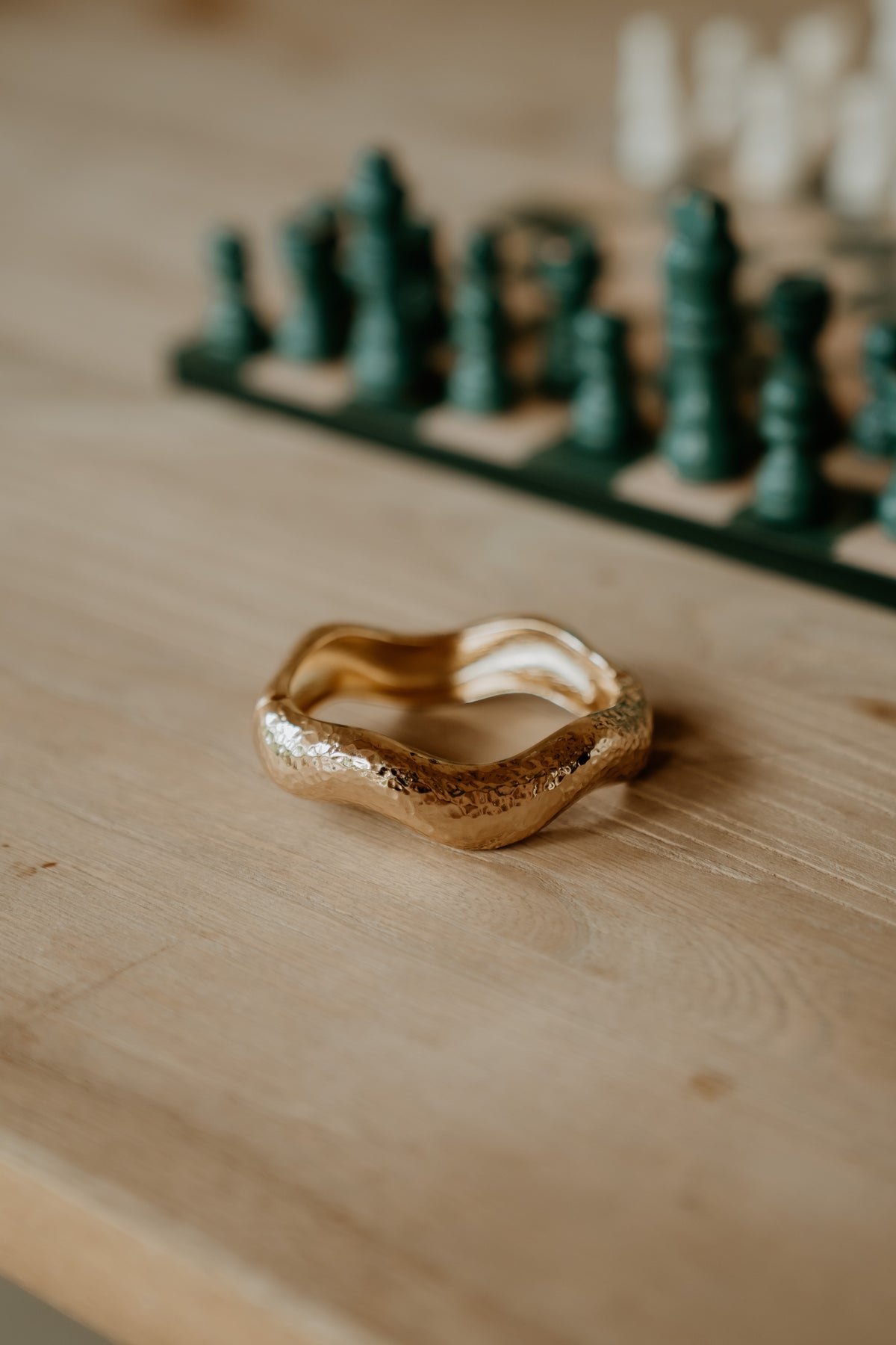 Bangle Irregular Shape Gold