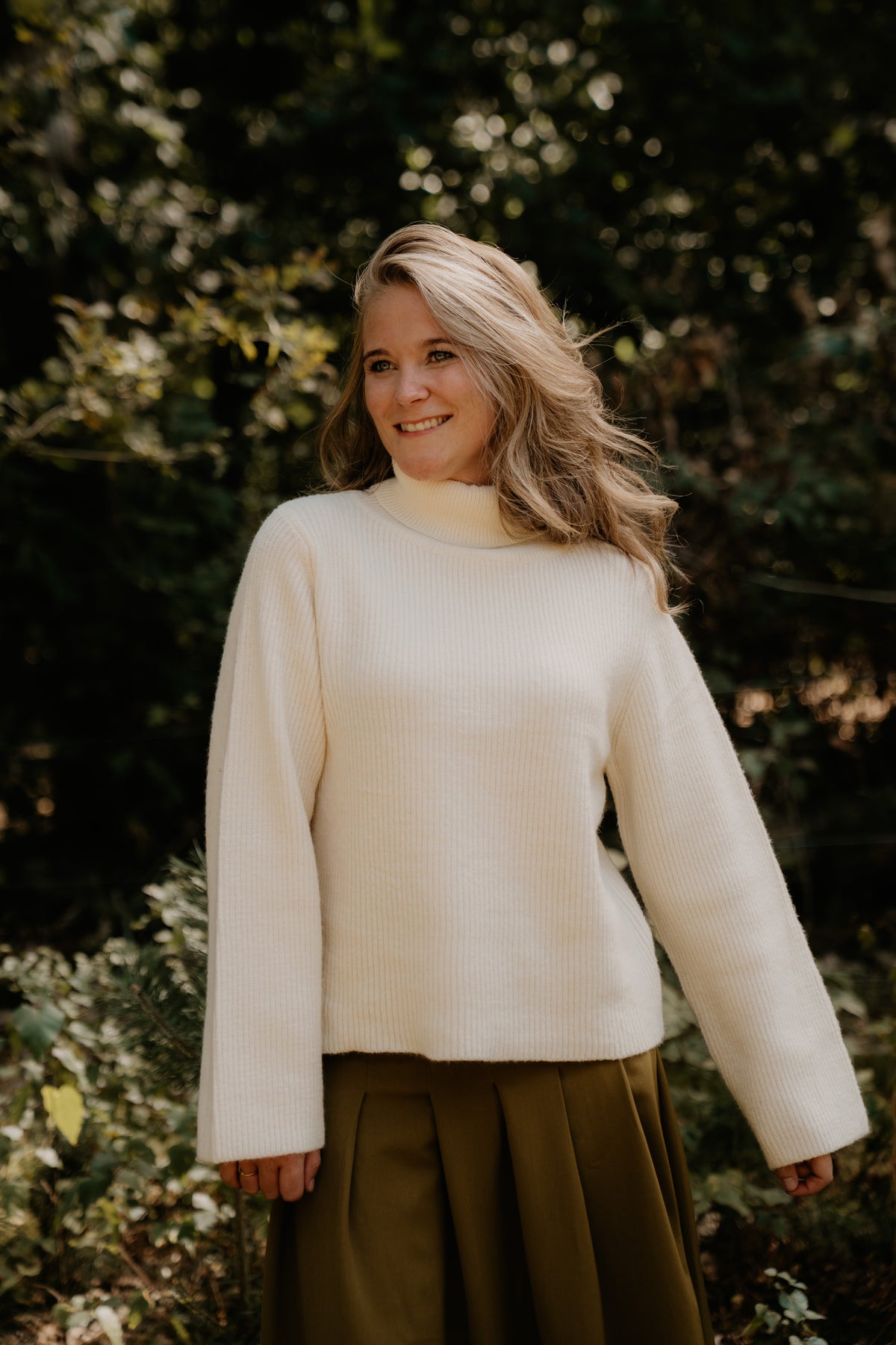 Claire Rollkragenpullover, grau