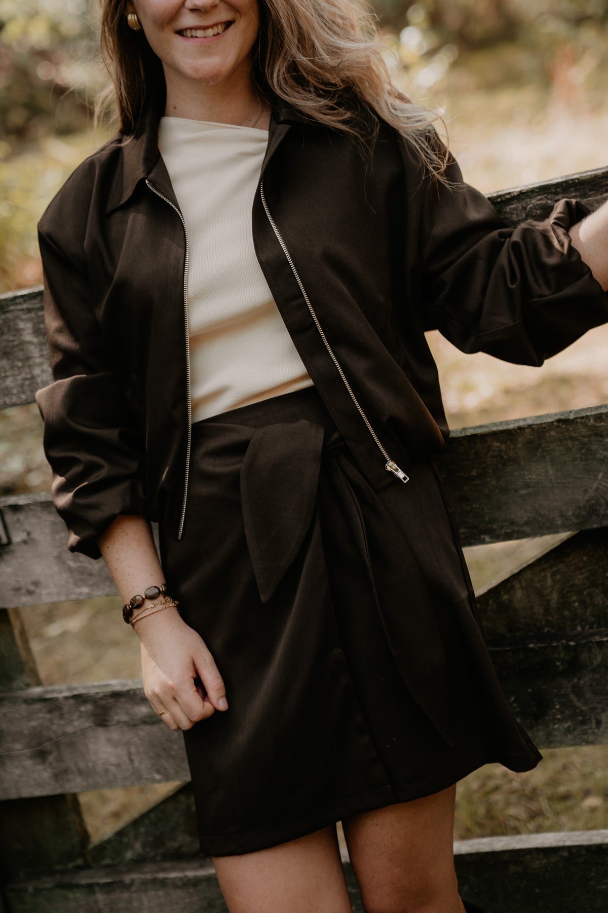 Marit Bomberjacke Braun
