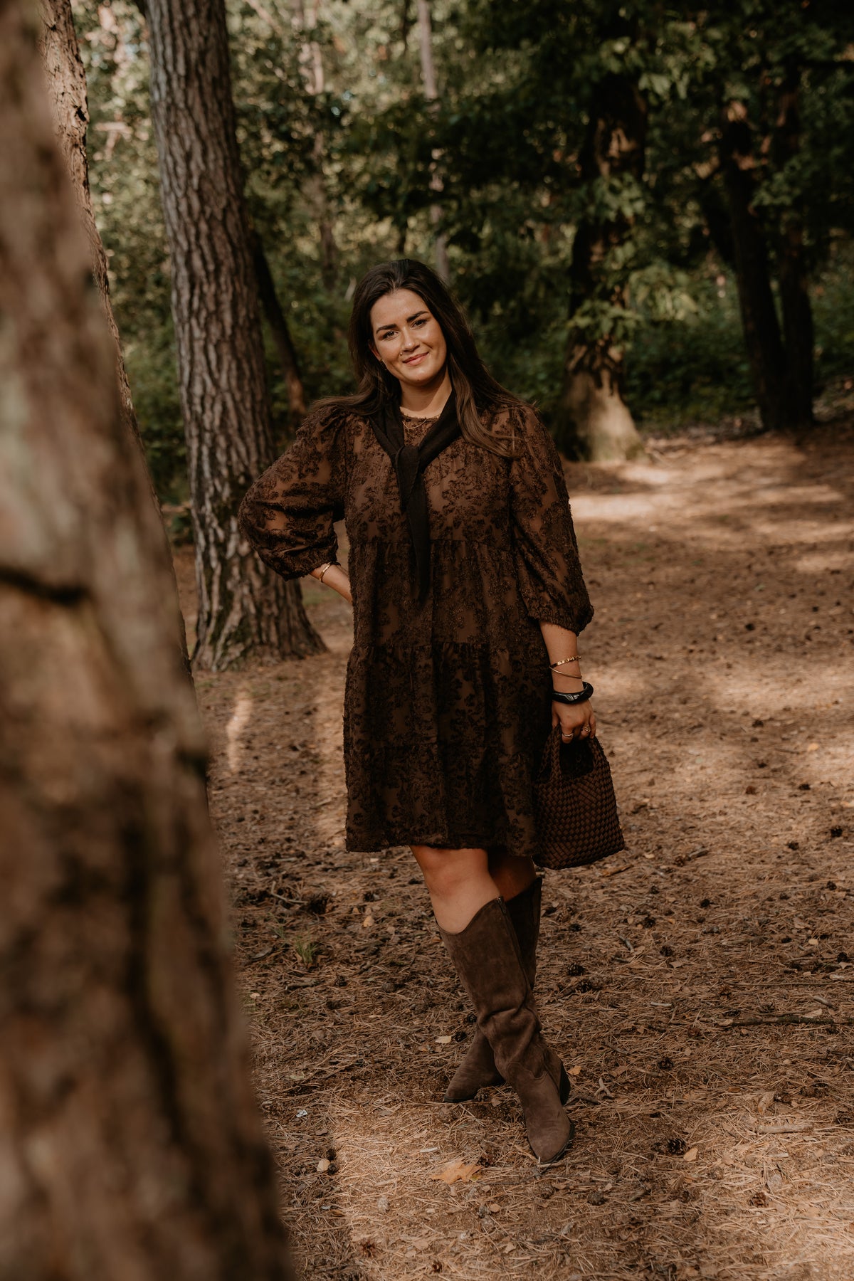 Madelene Dress Brown