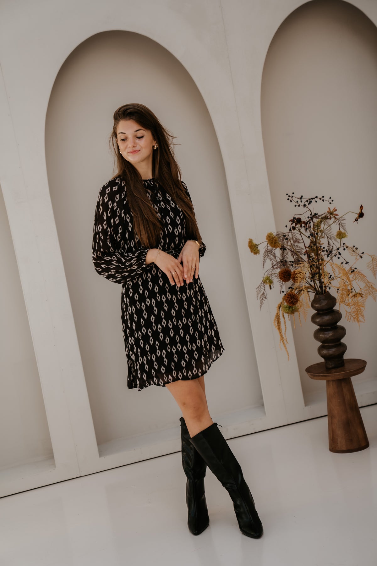 Dress Little Diamond Print 14514