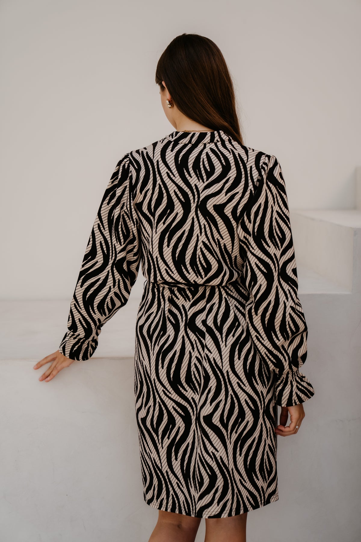 Sedona Dress Sand/Black
