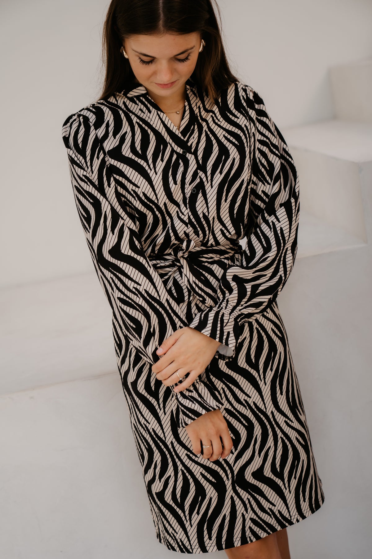 Sedona Dress Sand/Black