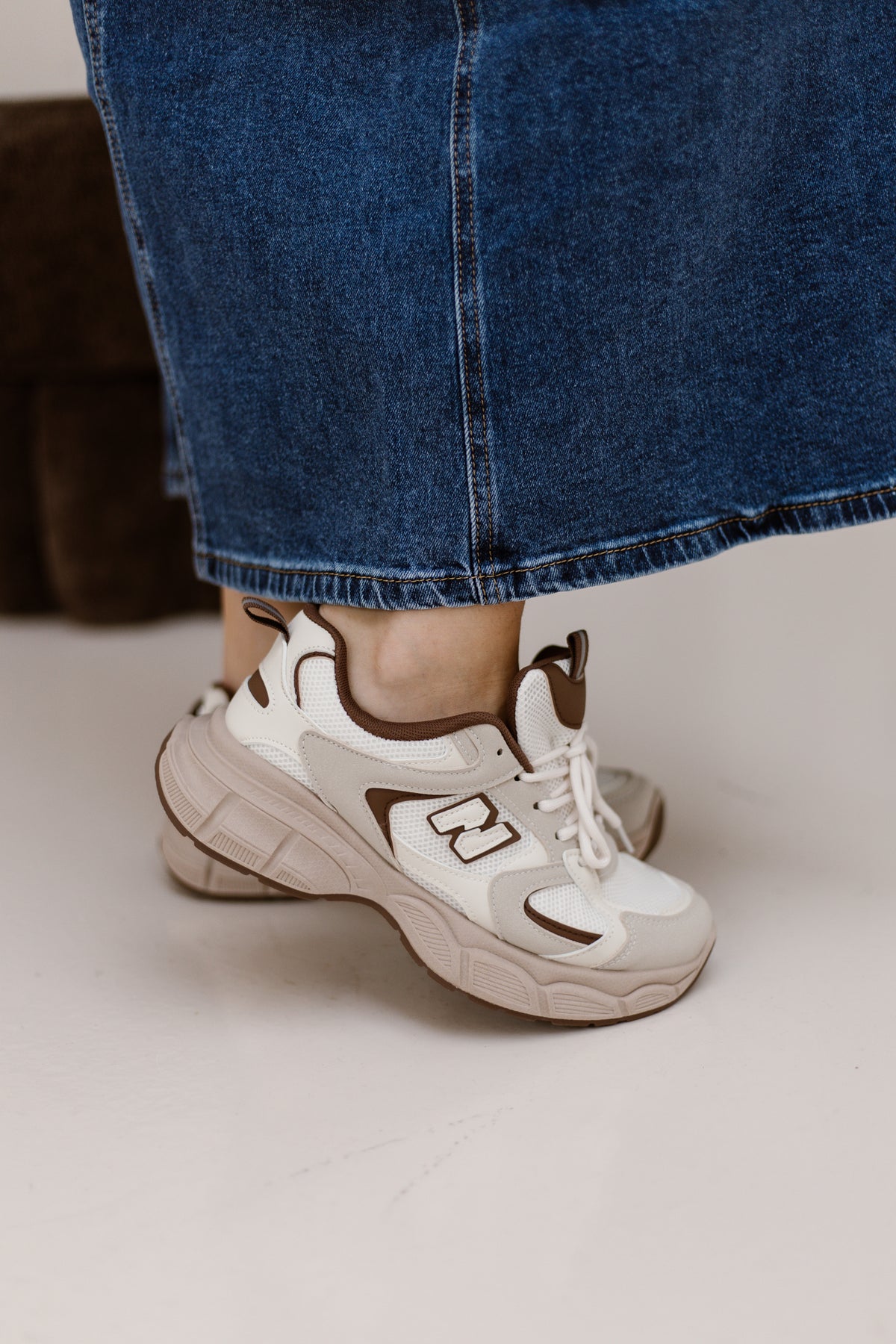 Utrecht Sneaker Beige-Bruin