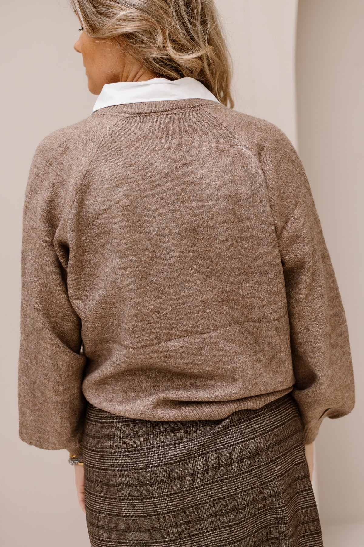 Nadia blouse sweater taupe