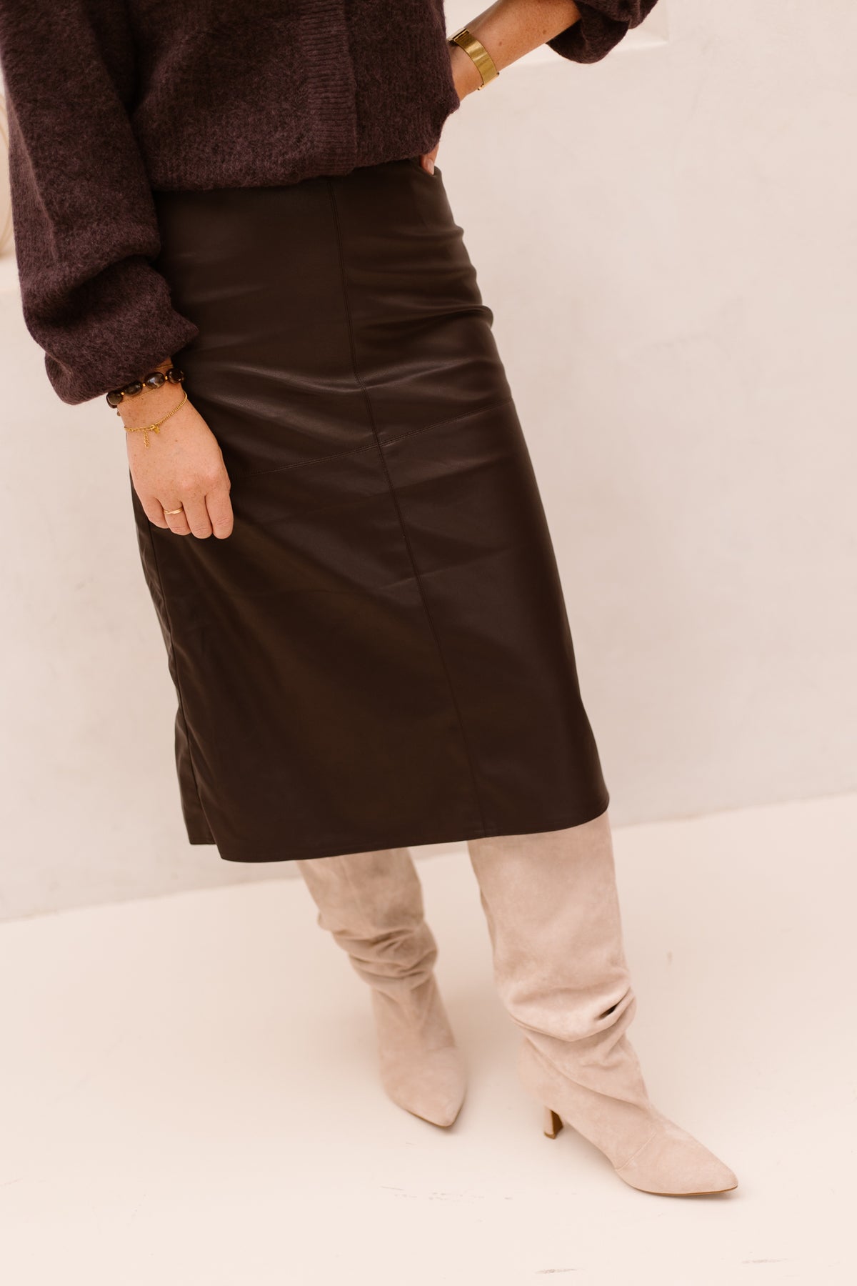 Farah Skirt Aubergine