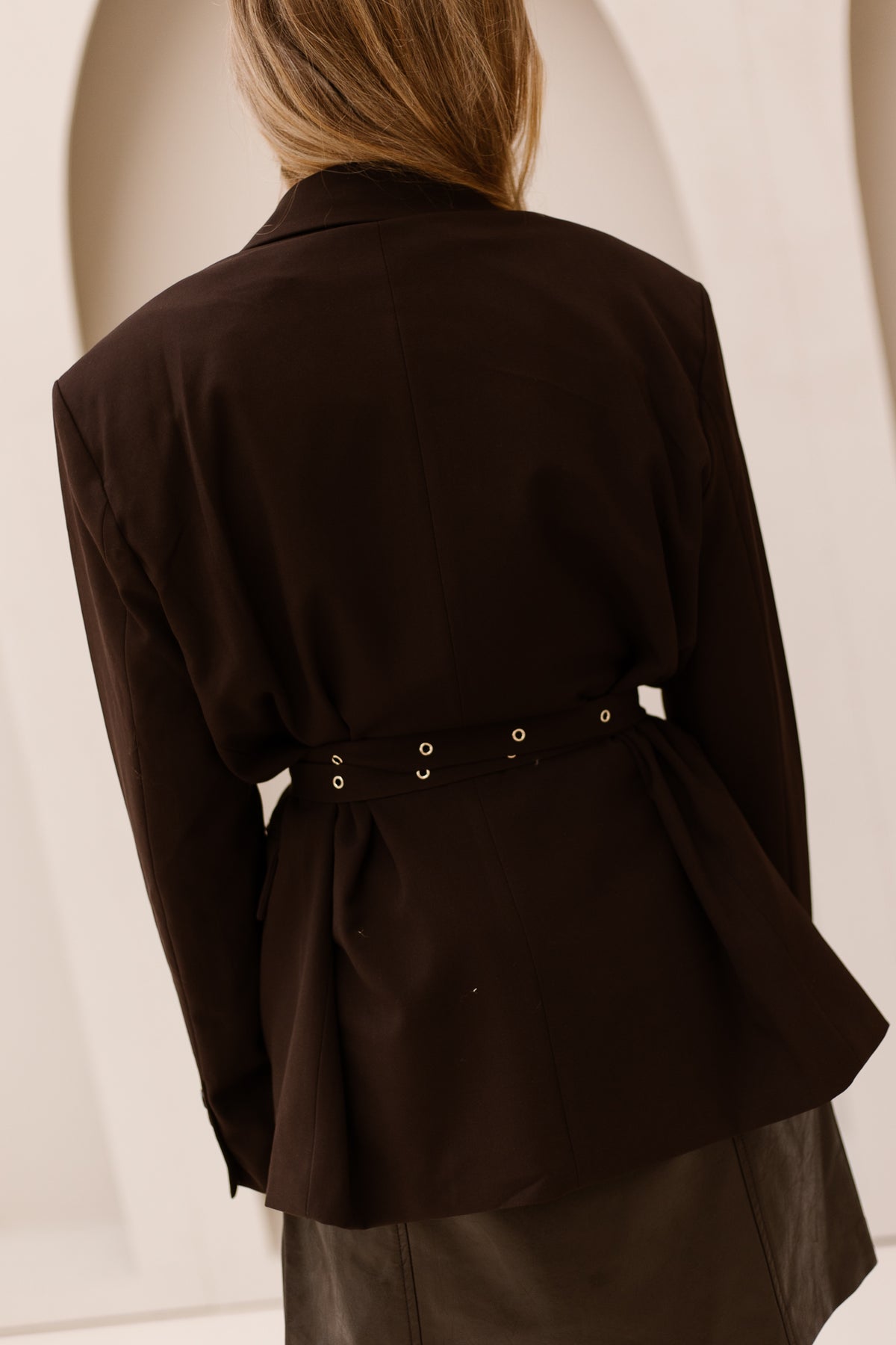Geralda Blazer Dark Brown