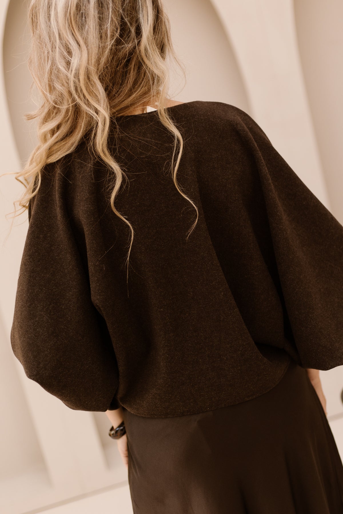 Cardigan-jacket brown