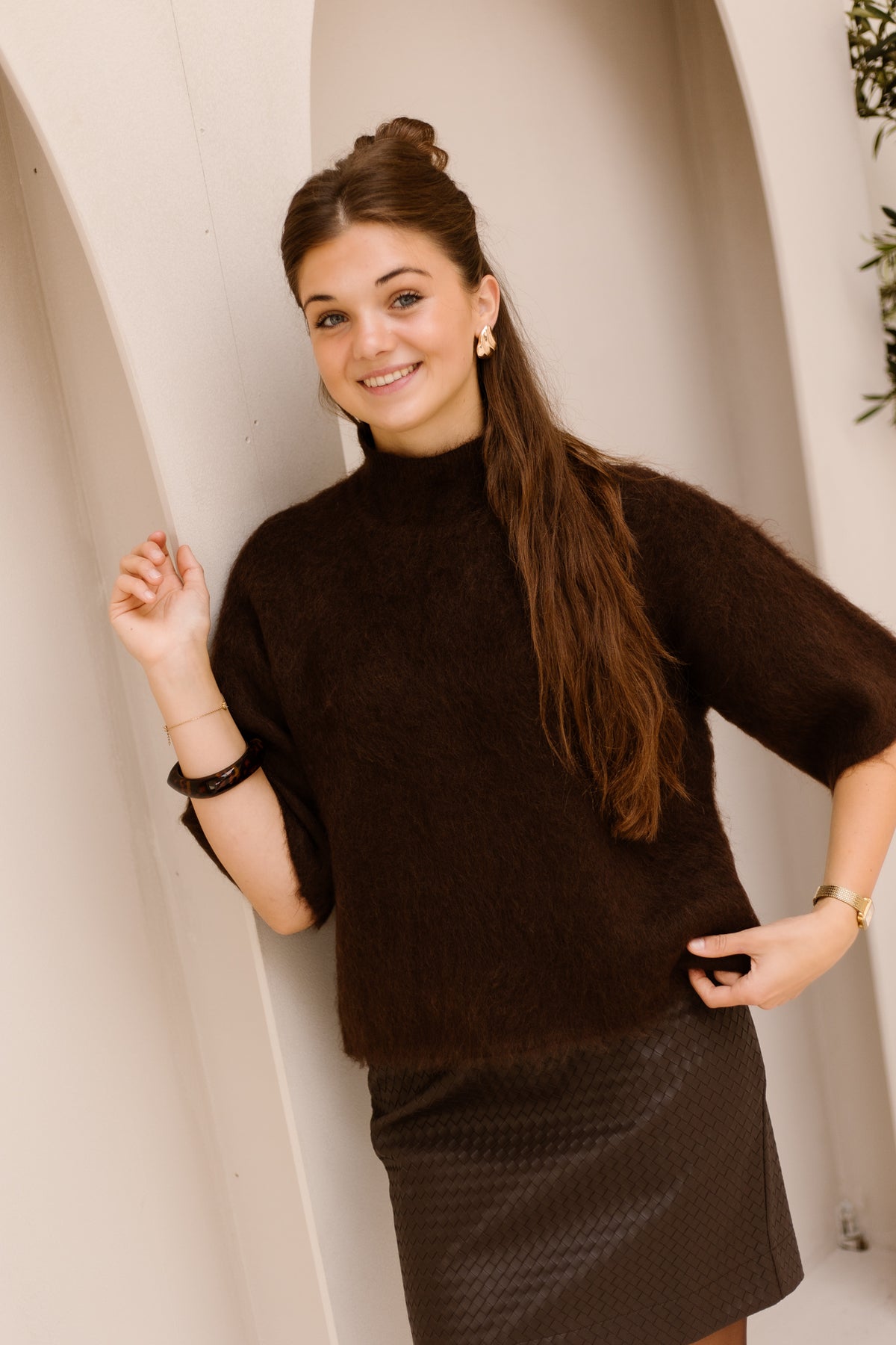 Fayenna skirt brown