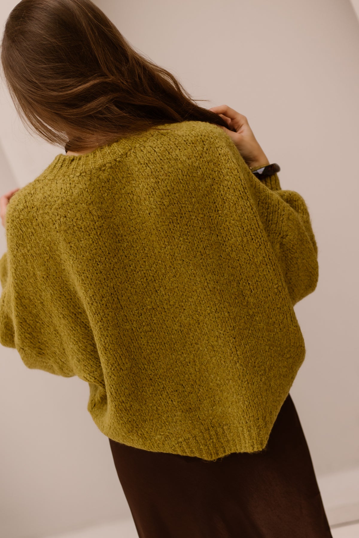 Wendy sweater mosgroen
