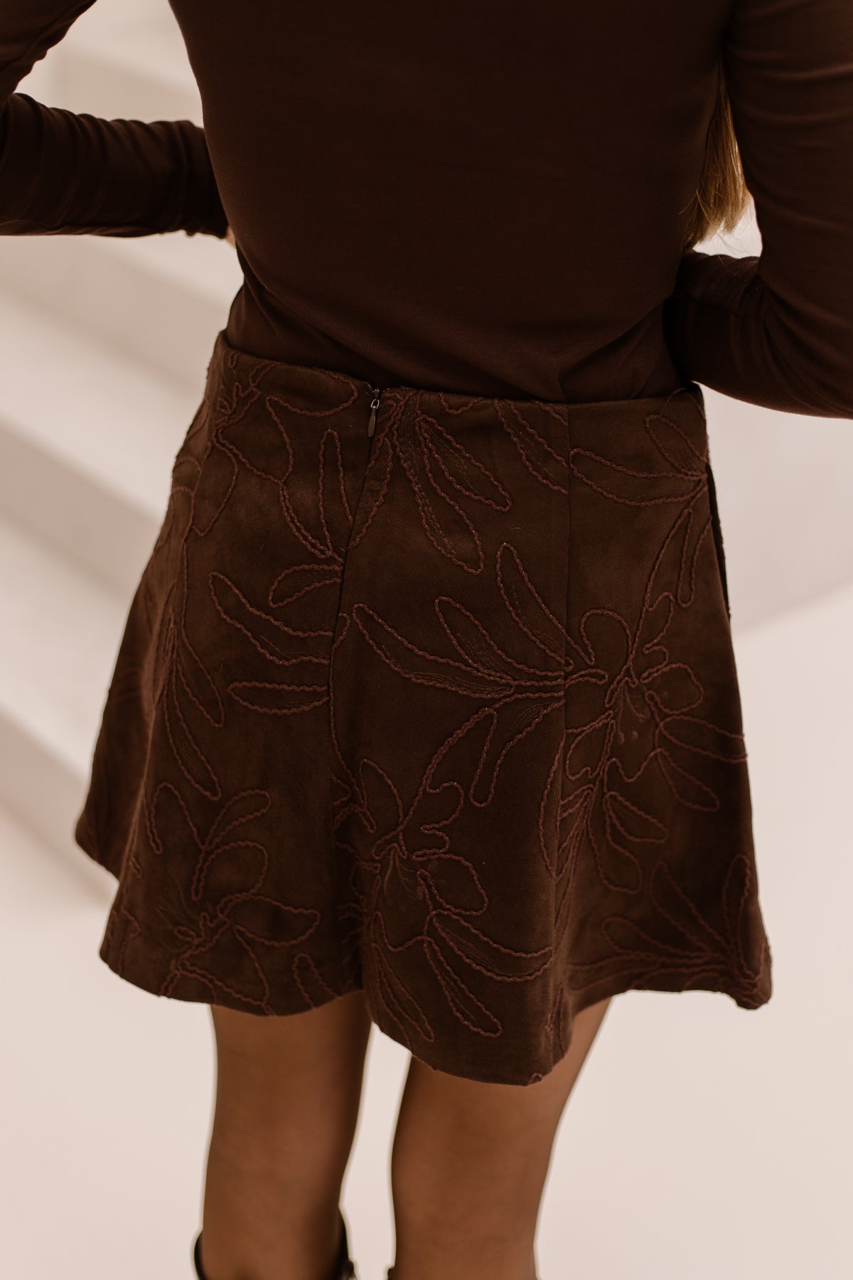 ObjBelis Short Skirt Seal Brown