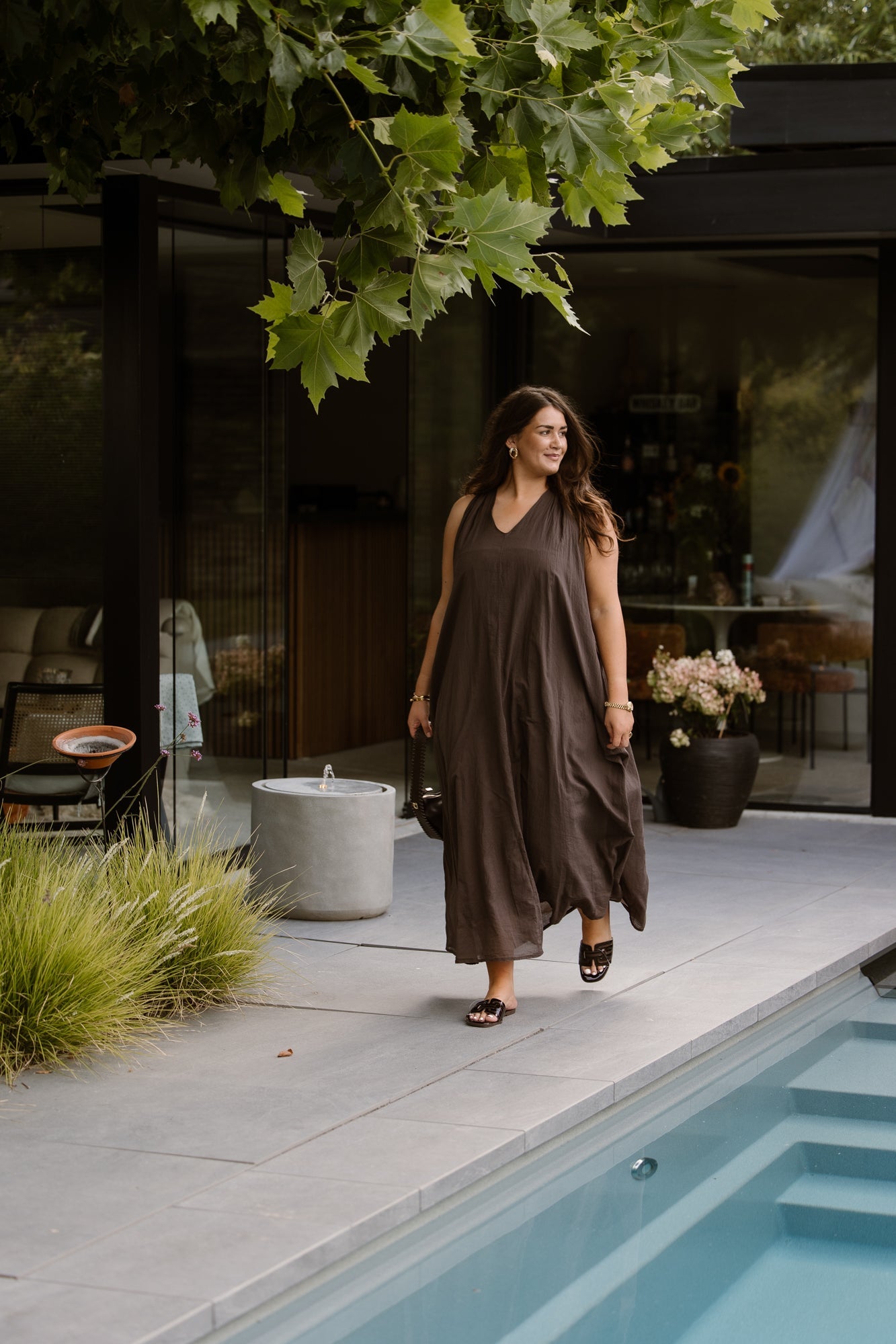 Agaat dress brown - Bij Keesje - Bij Keesje - jurk
