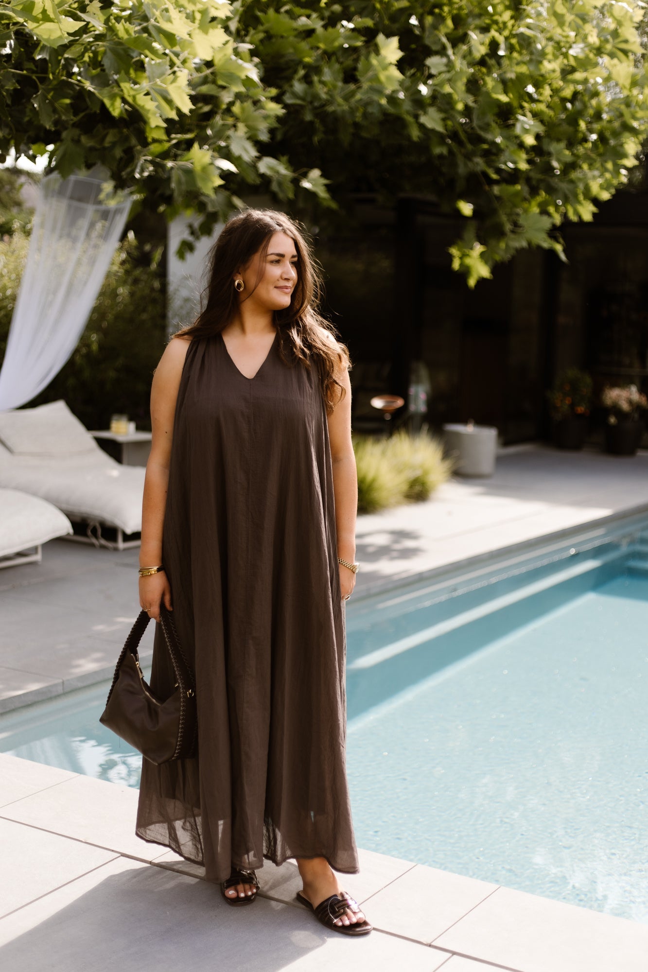 Agaat dress brown - Bij Keesje - Bij Keesje - jurk