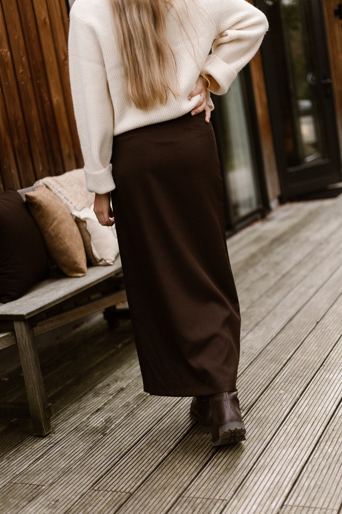 Agatha Skirt Dark Brown - Bij Keesje - Bij Keesje The Label - Rok
