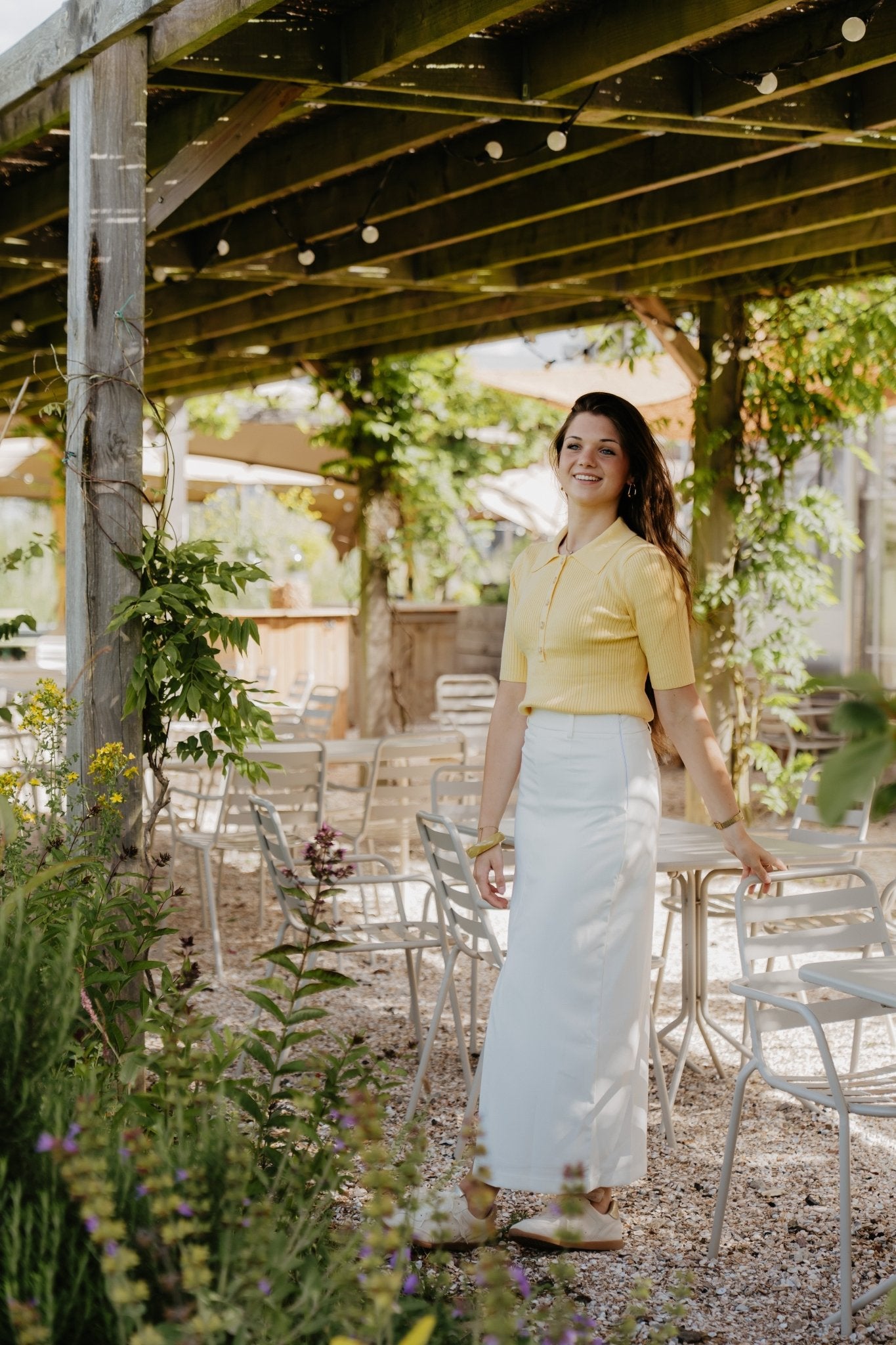 Agatha skirt white - Bij Keesje - Bij Keesje The Label - rok