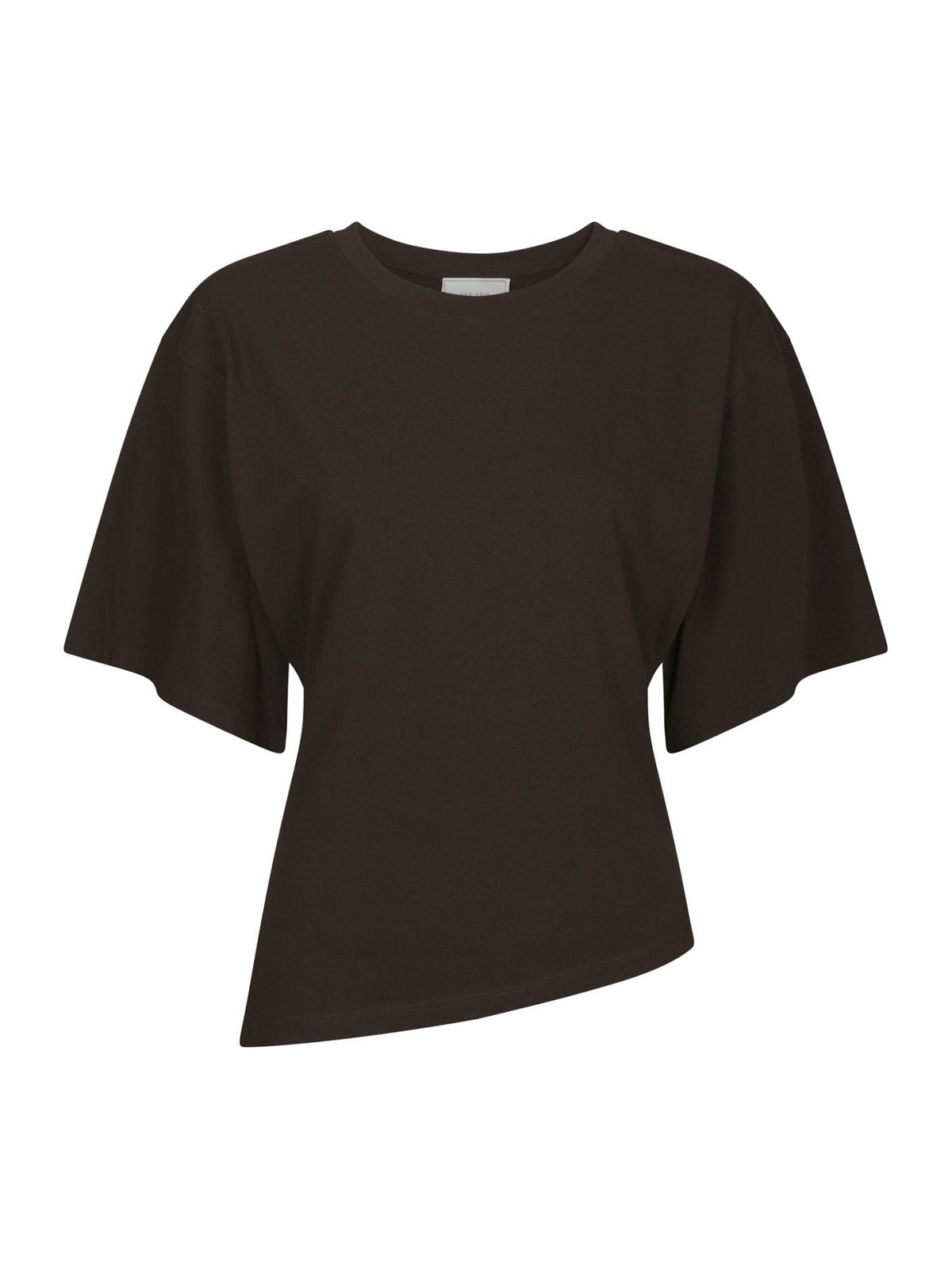 Alira Boxy Tee Dark Brown - Bij Keesje - Neo Noir - shirt