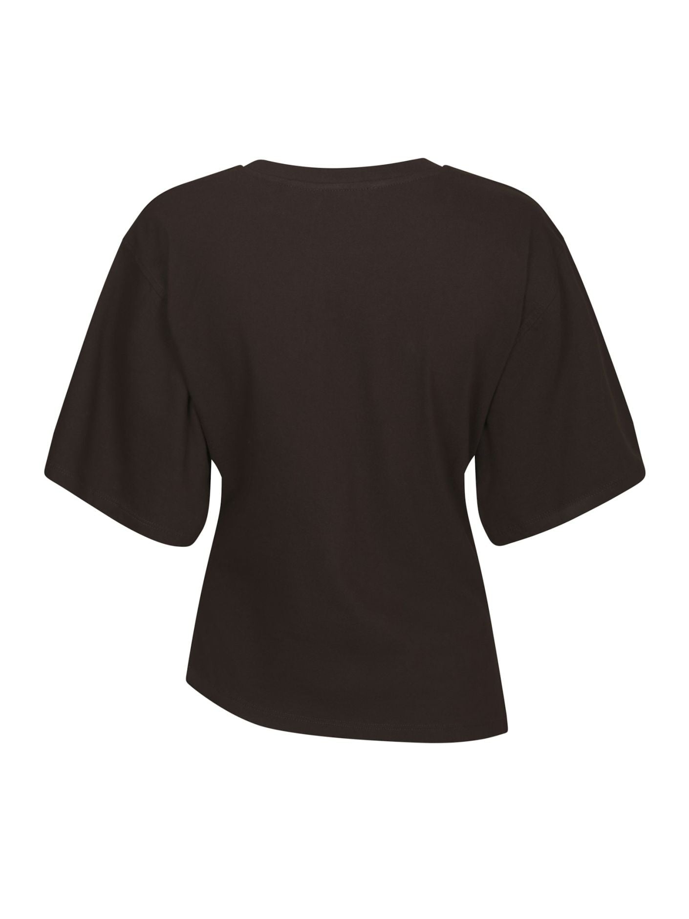Alira Boxy Tee Dark Brown - Bij Keesje - Neo Noir - shirt