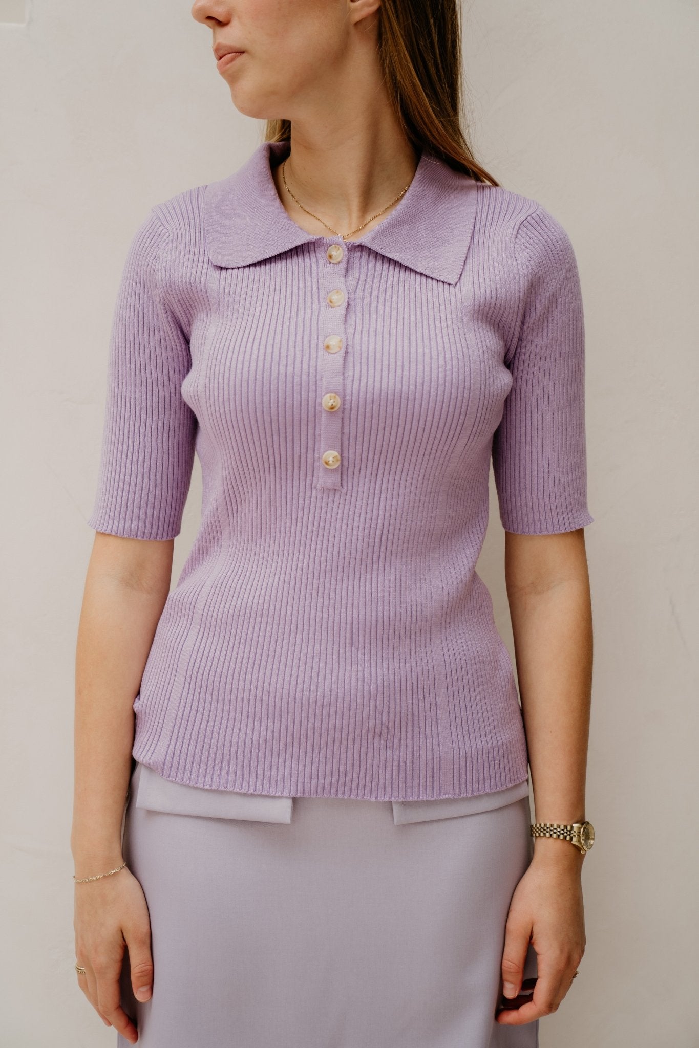 Anne Top Lilac - Bij Keesje - Bij Keesje The Label - Top