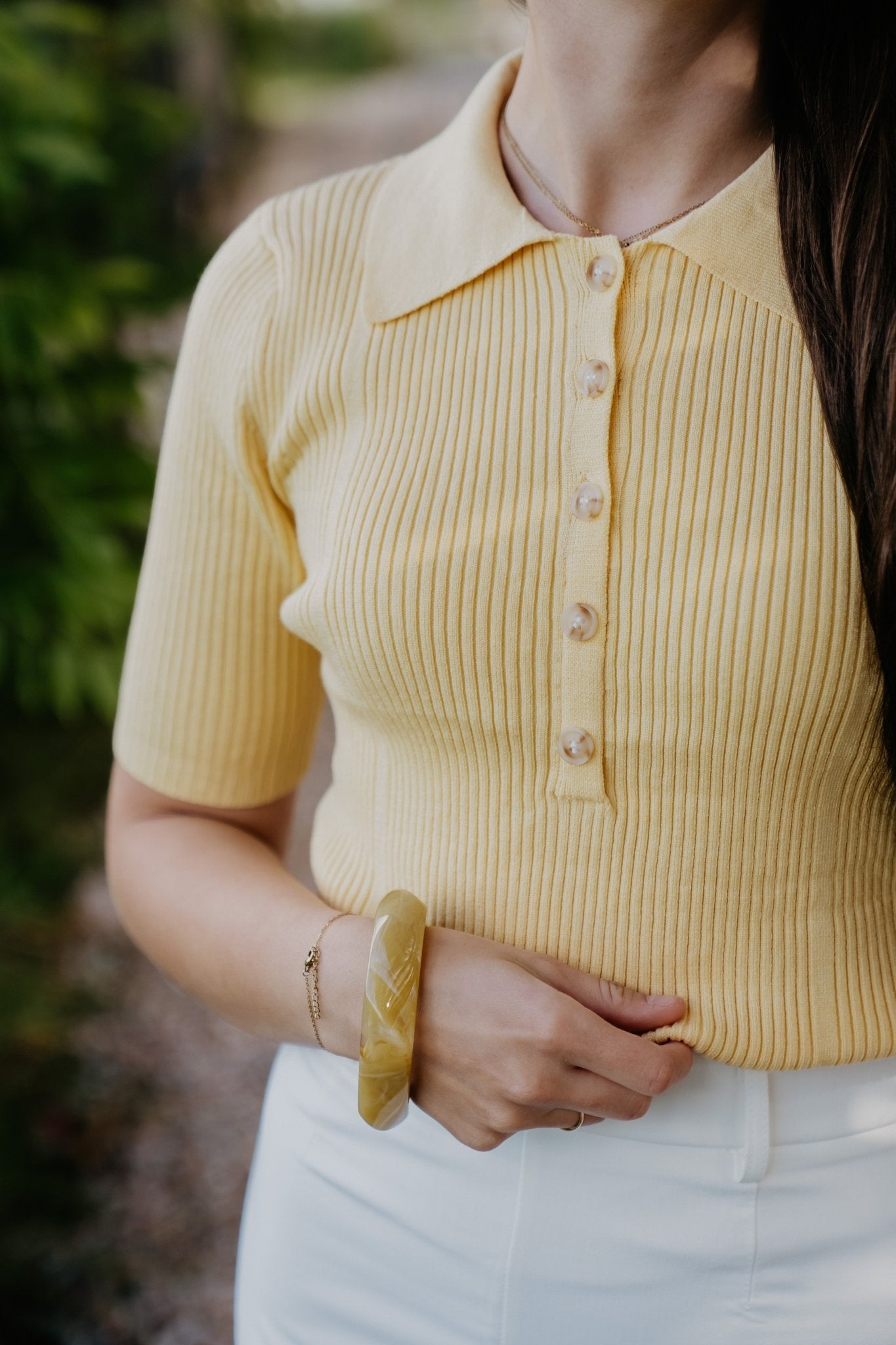 Anne Top Yellow - Bij Keesje - Bij Keesje The Label - Top