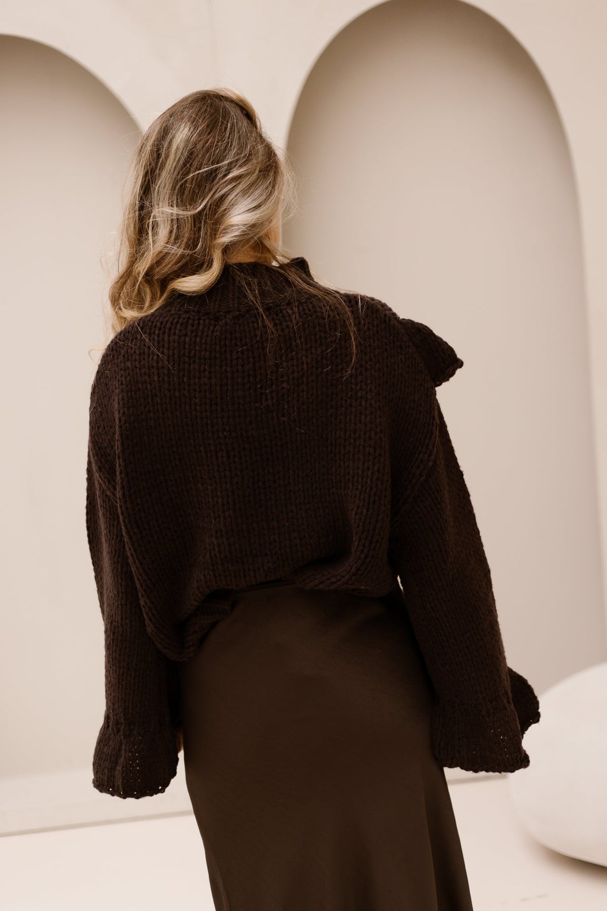 Babbet sweater Darkbrown - Bij Keesje - Bij Keesje - Trui