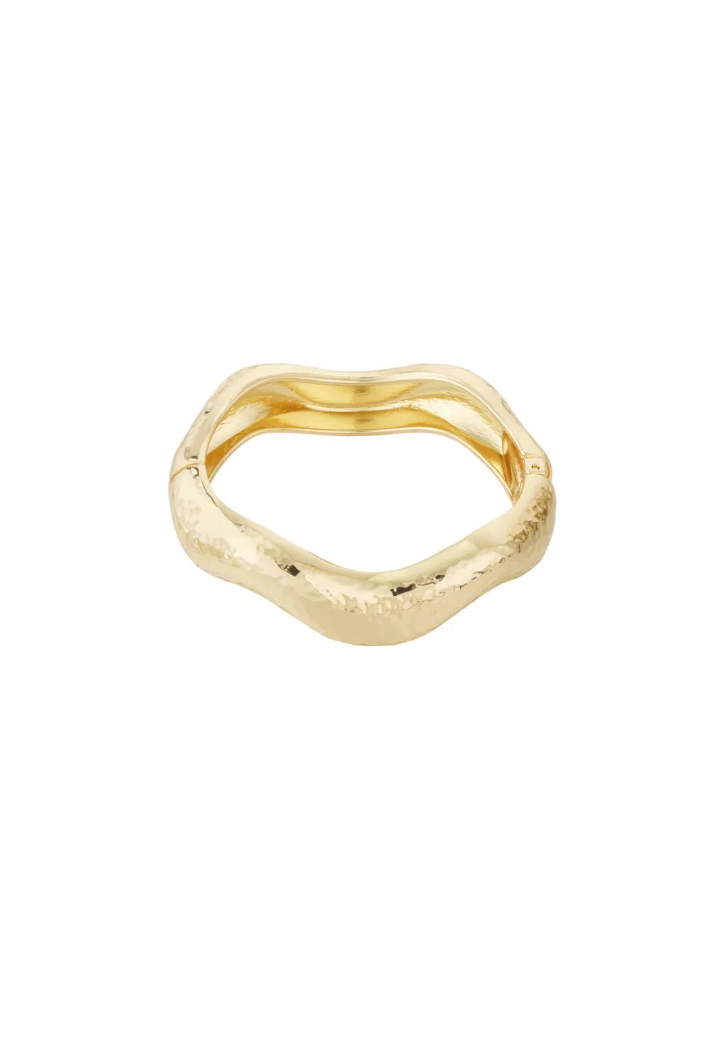 Bangle Irregular Shape Gold - Bij Keesje - Bij Keesje - Armband