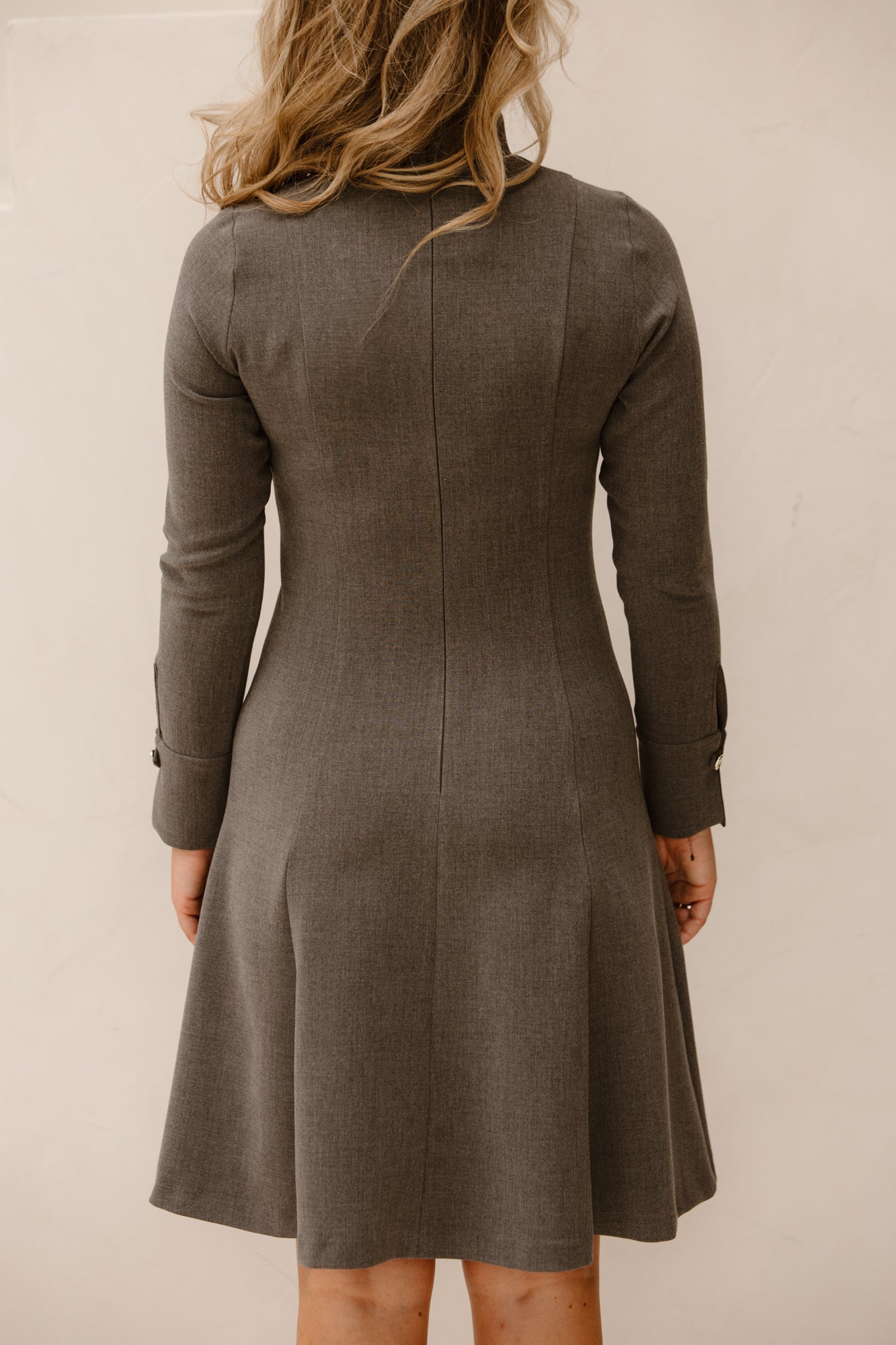 Barbara short dress dark grey - Bij Keesje - Maere