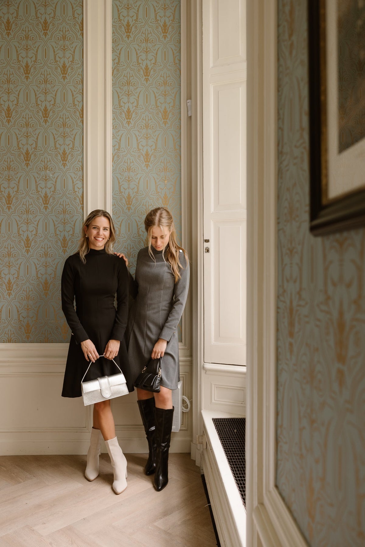 Barbara short dress dark grey - Bij Keesje - Maere