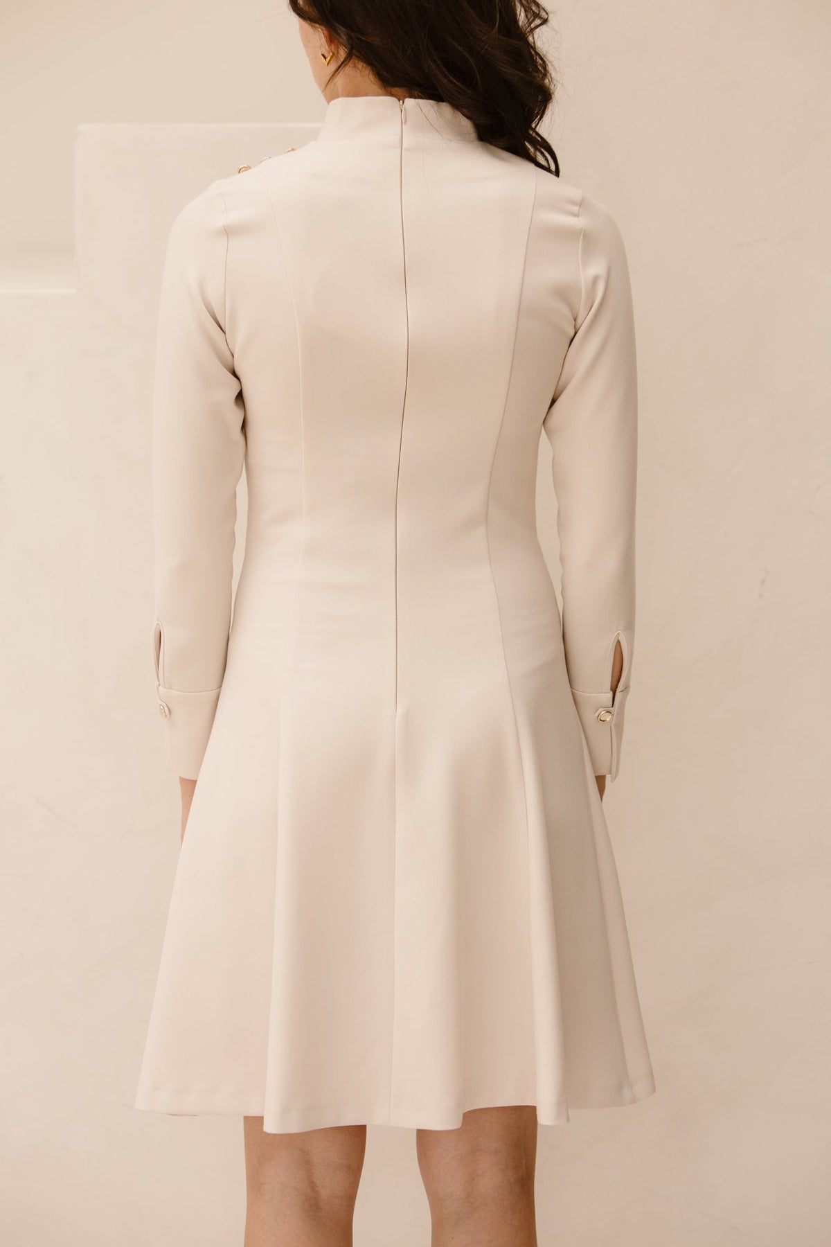 Barbara short dress vanilia - Bij Keesje - Maere