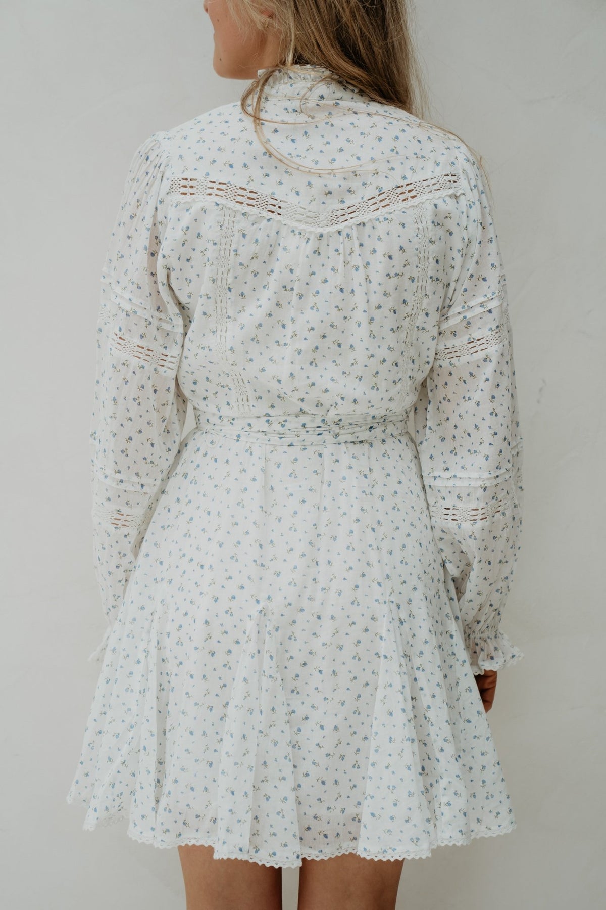 Birgitte Print Flower Dress Off White - Bij Keesje - Neo Noir - Jurk