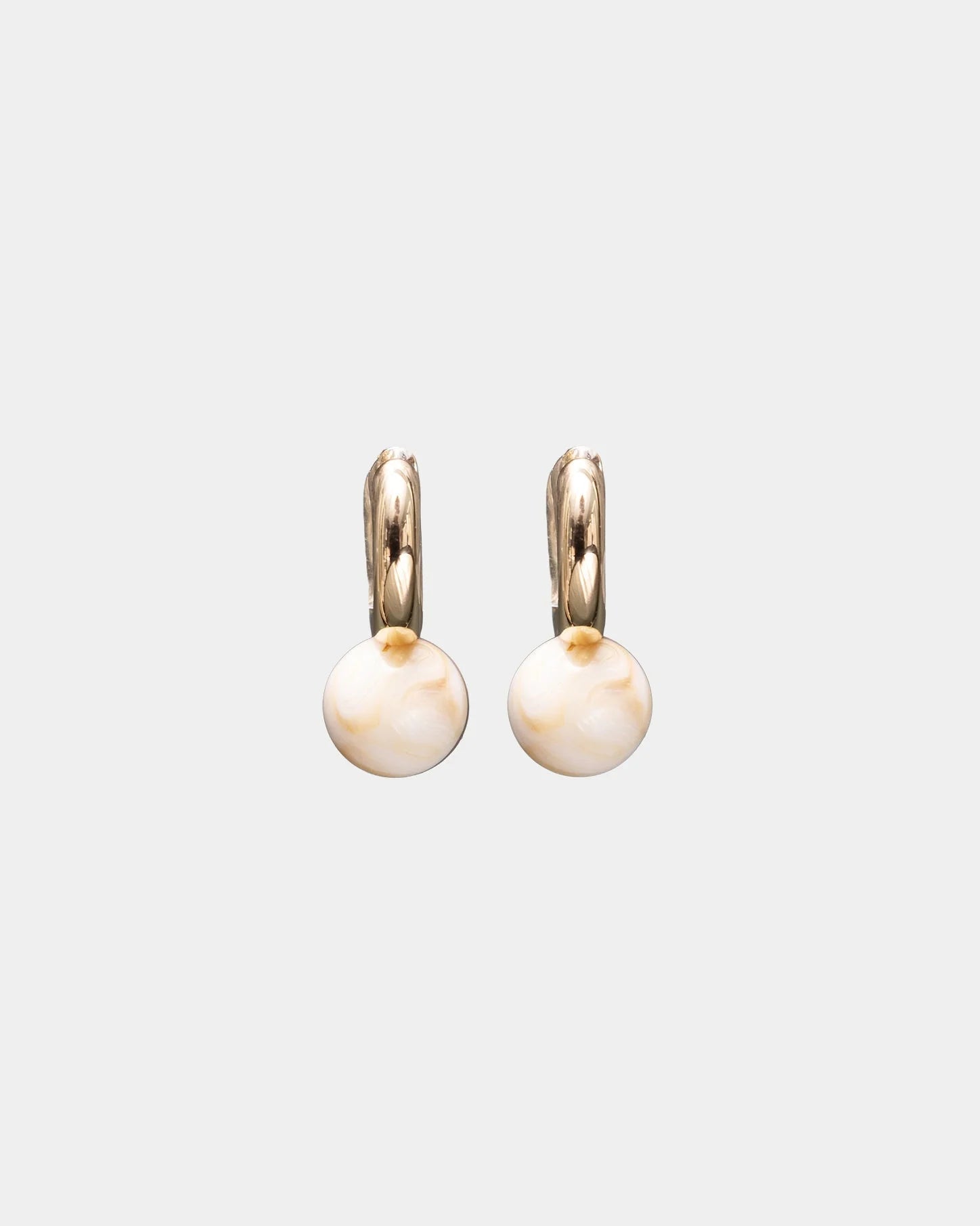 BOW19 Earring Amelie marmerwit - Bij Keesje - BOW19 -