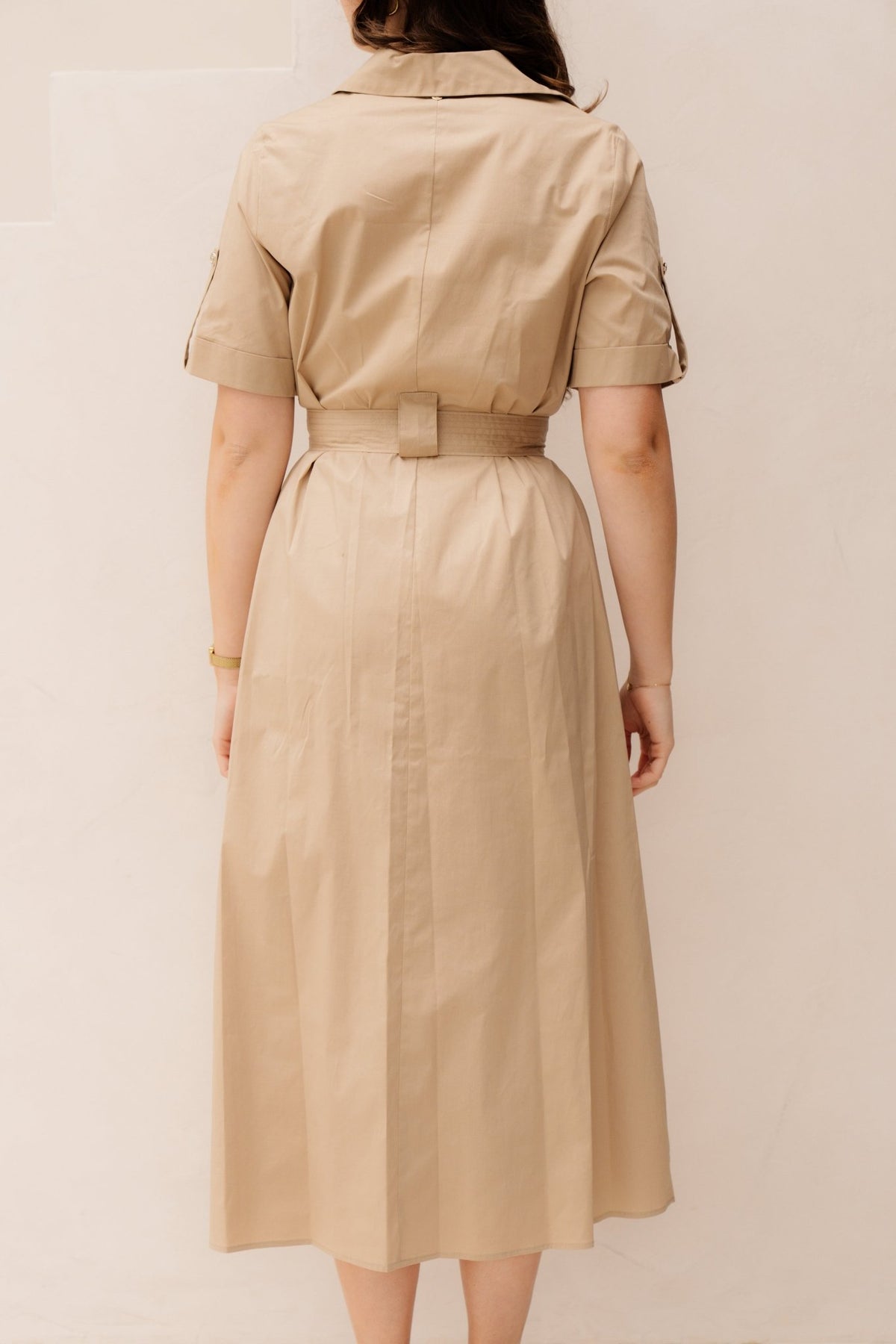 Cammello beige camel dress B117 - Bij Keesje - Rinascimento - Jurk