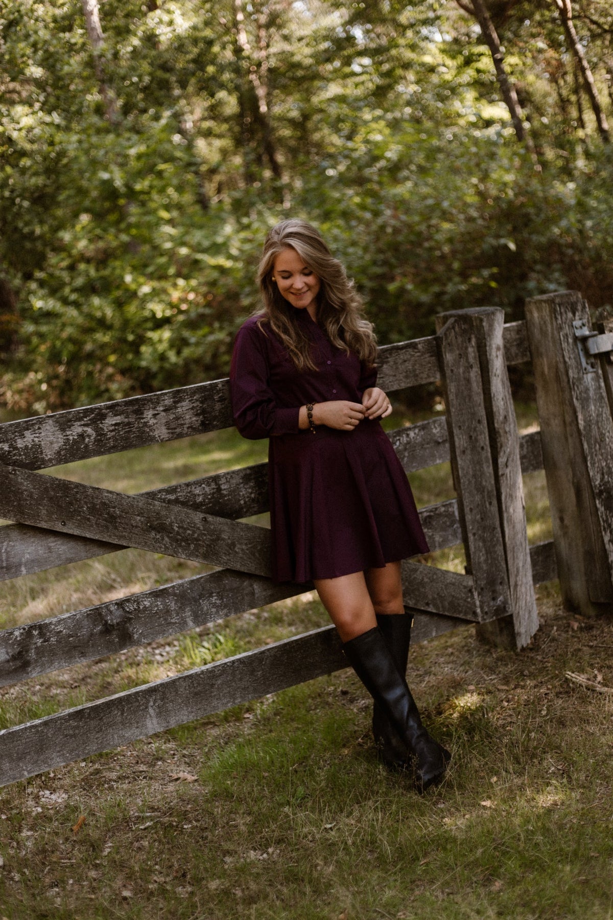 Cato Dress Plum - Bij Keesje - Bij Keesje The Label - Jurk