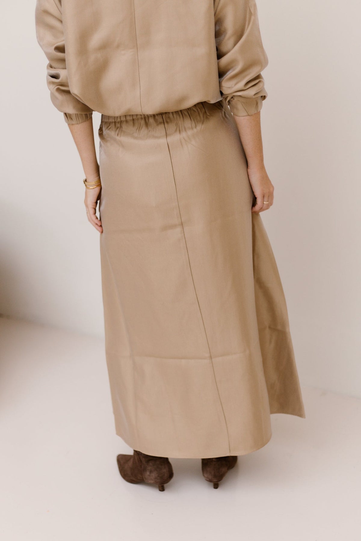 Catriona Skirt Light Camel - Bij Keesje - G-maxx - Rok