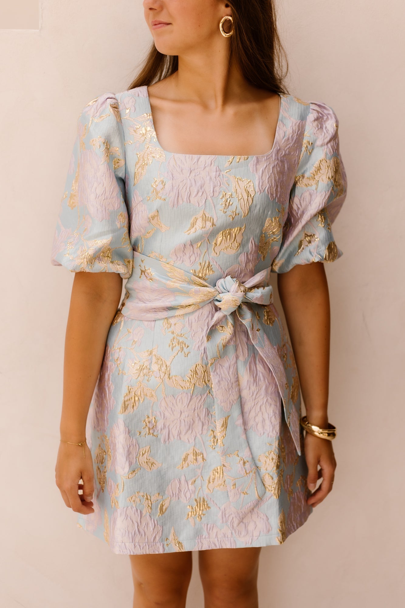 Charmaine Dress Blue - Bij Keesje - YDENCE - jurk