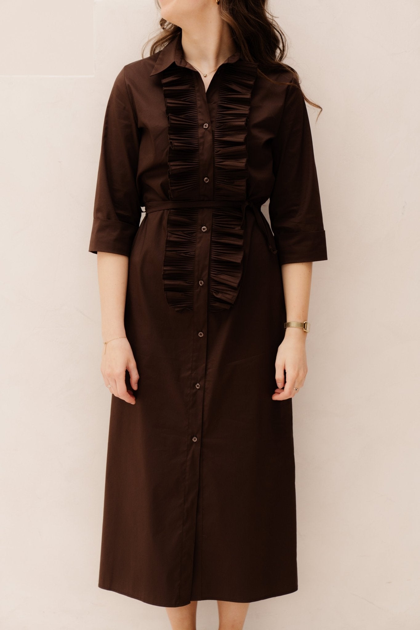 Cioccolato Chocolate Abito dress B401 - Bij Keesje - Rinascimento - Jurk