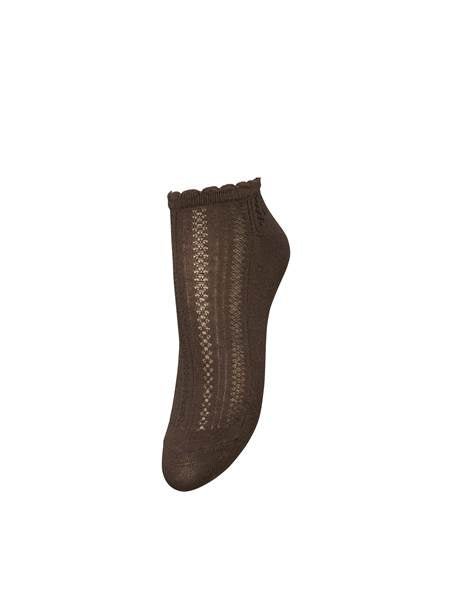 Crochia Cotta Short Sock - hot fudge brown - Bij Keesje - Becksöndergaard - Sokken