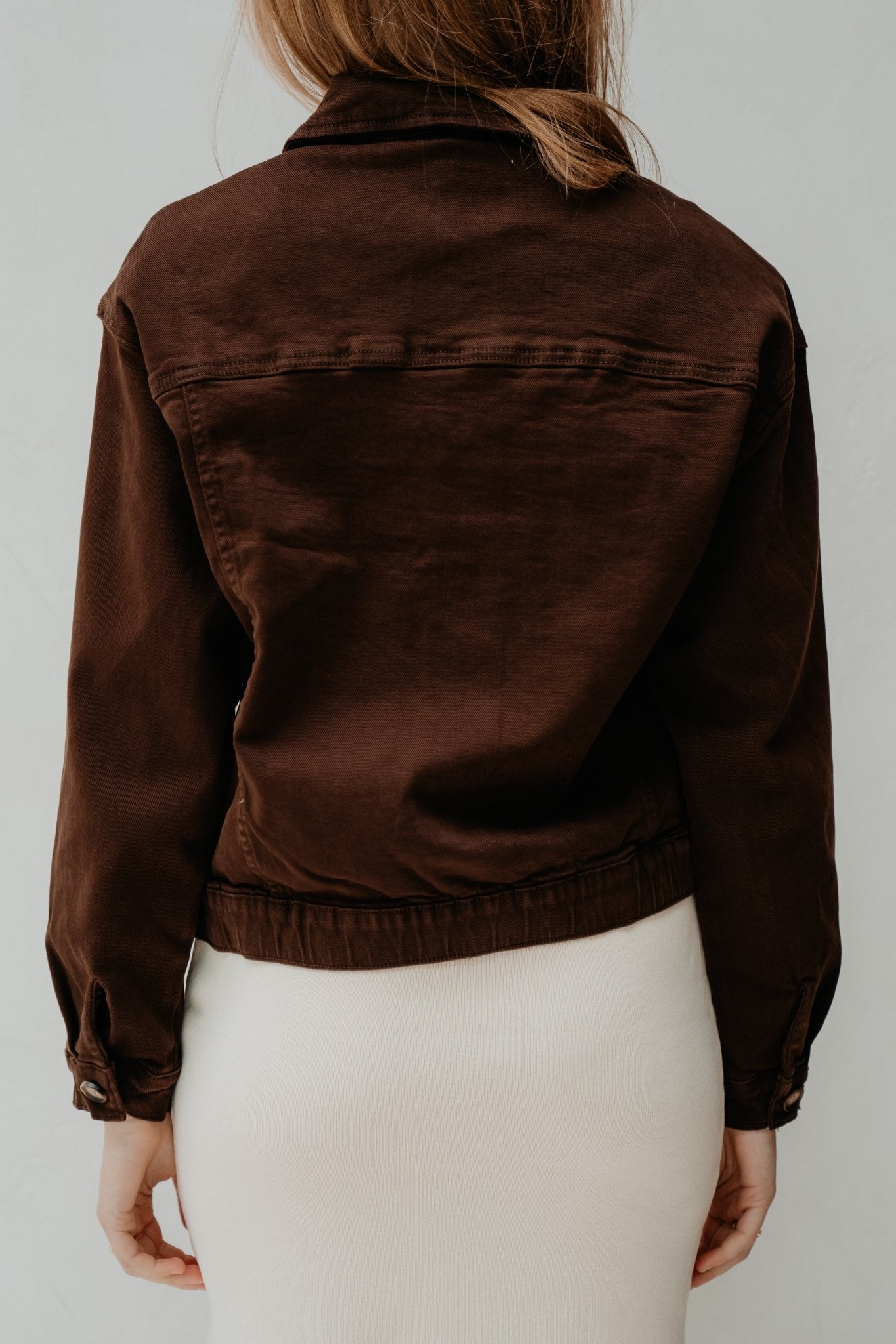Denim jacket brown - Bij Keesje - Bij Keesje - Jas