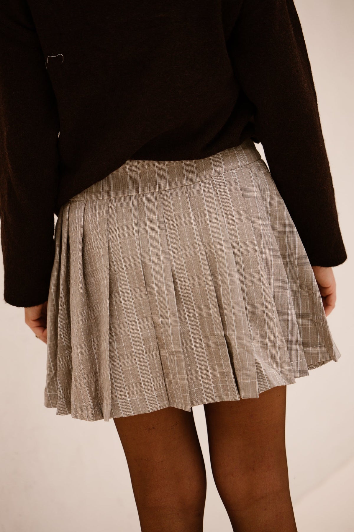Djuna Gesp skirt brown - Bij Keesje - Bij Keesje - Rok