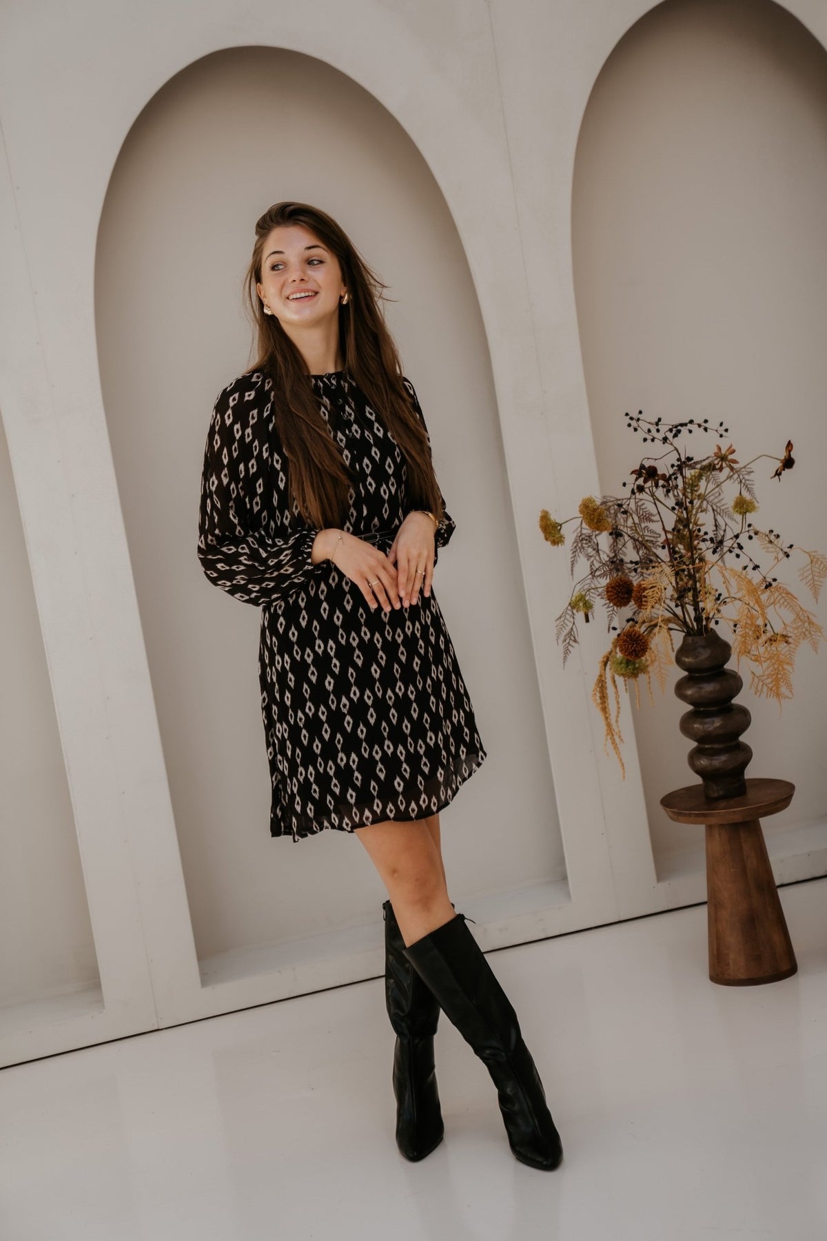 Dress Little Diamond Print 14514 - Bij Keesje - Esqualo - Jurk